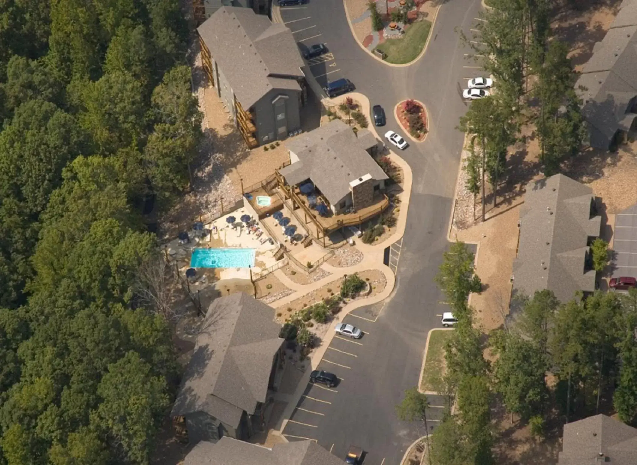 Bird's eye view, Bird's-eye View in Los Lagos at Hot Springs Village a Ramada by Wyndham