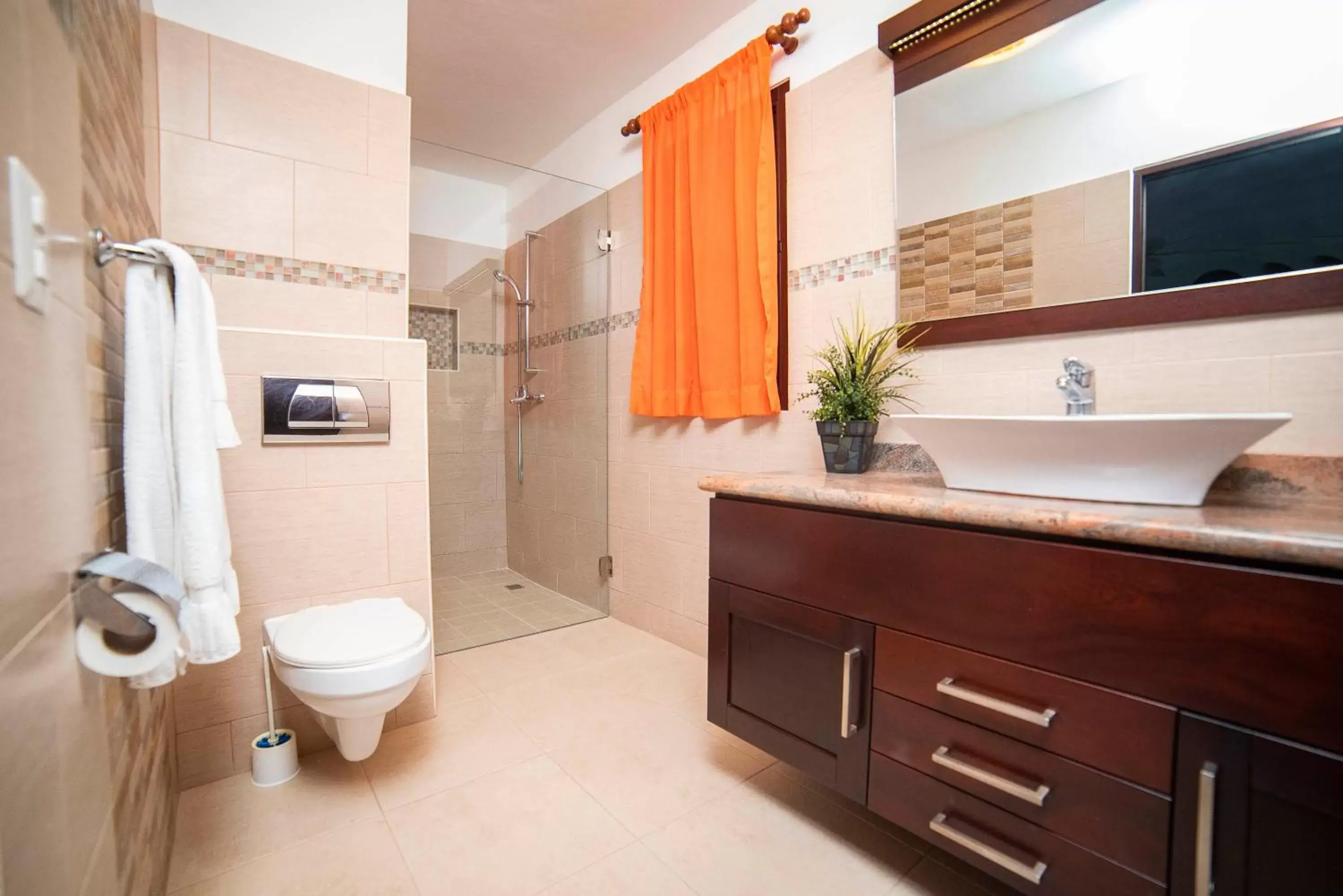 Bathroom in Cabarete Palm Beach Condos