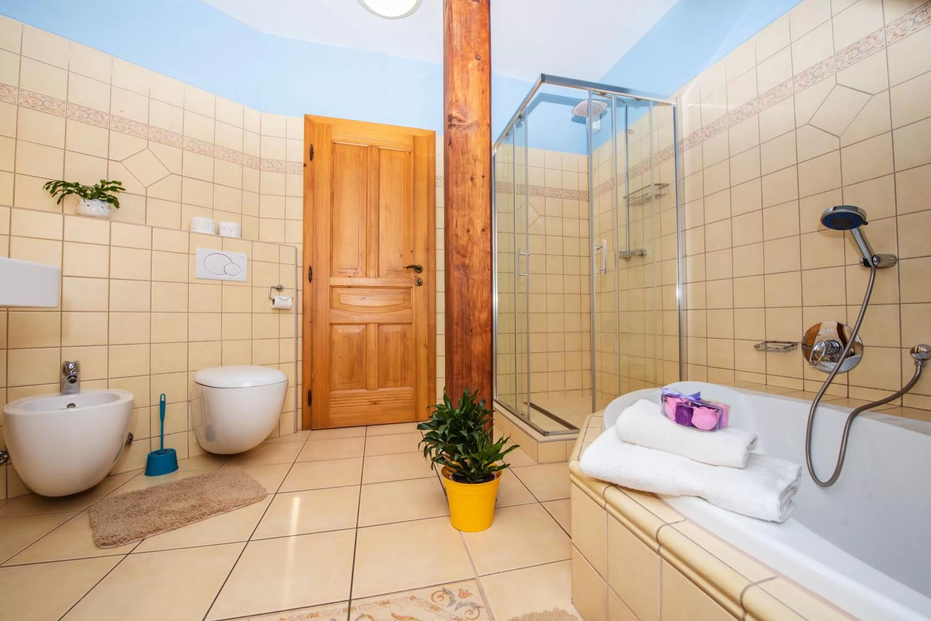 Bathroom in Ubytování u BÍLÉ PANÍ