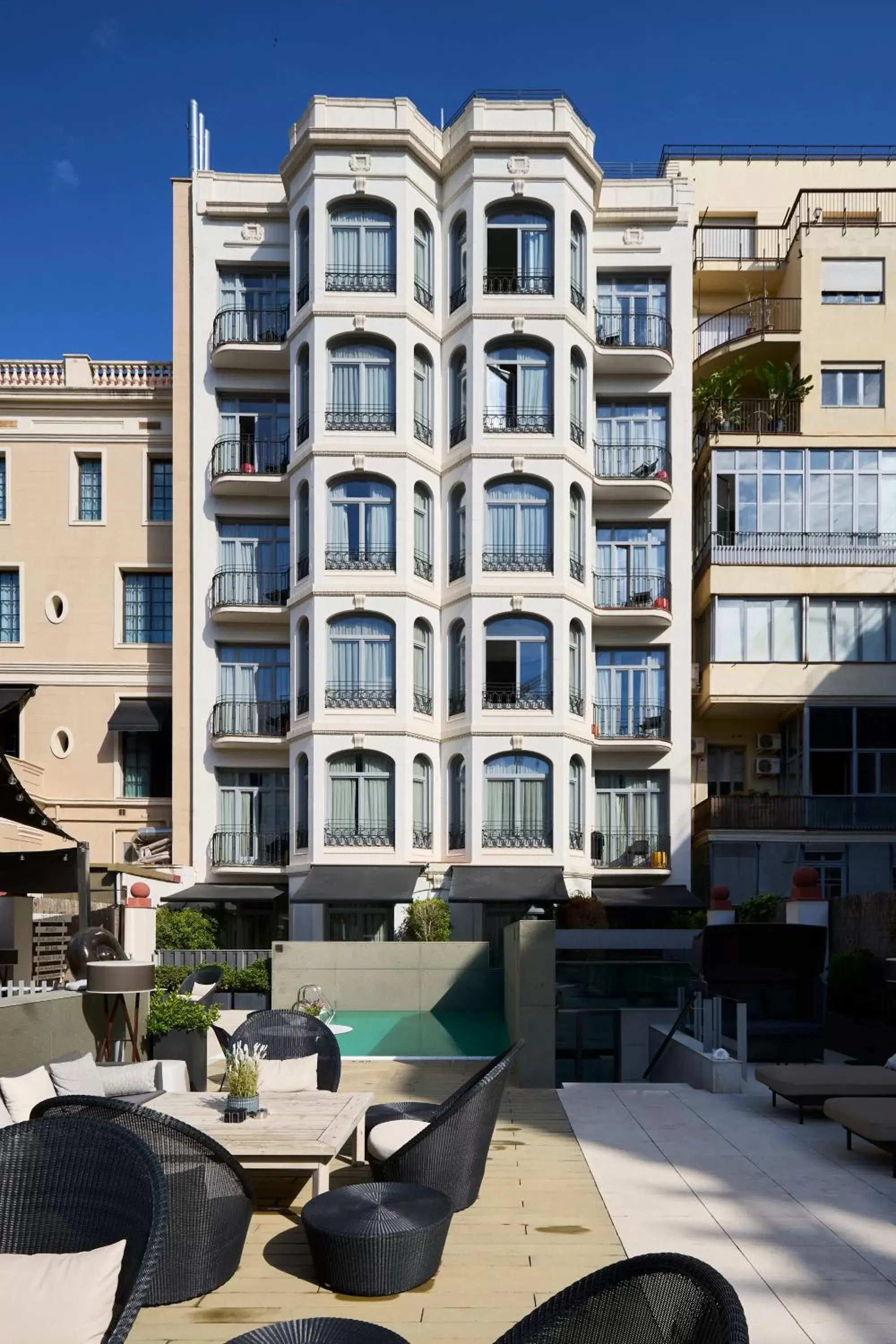Balcony/Terrace, Property Building in Catalonia Passeig de Gràcia 4* Sup