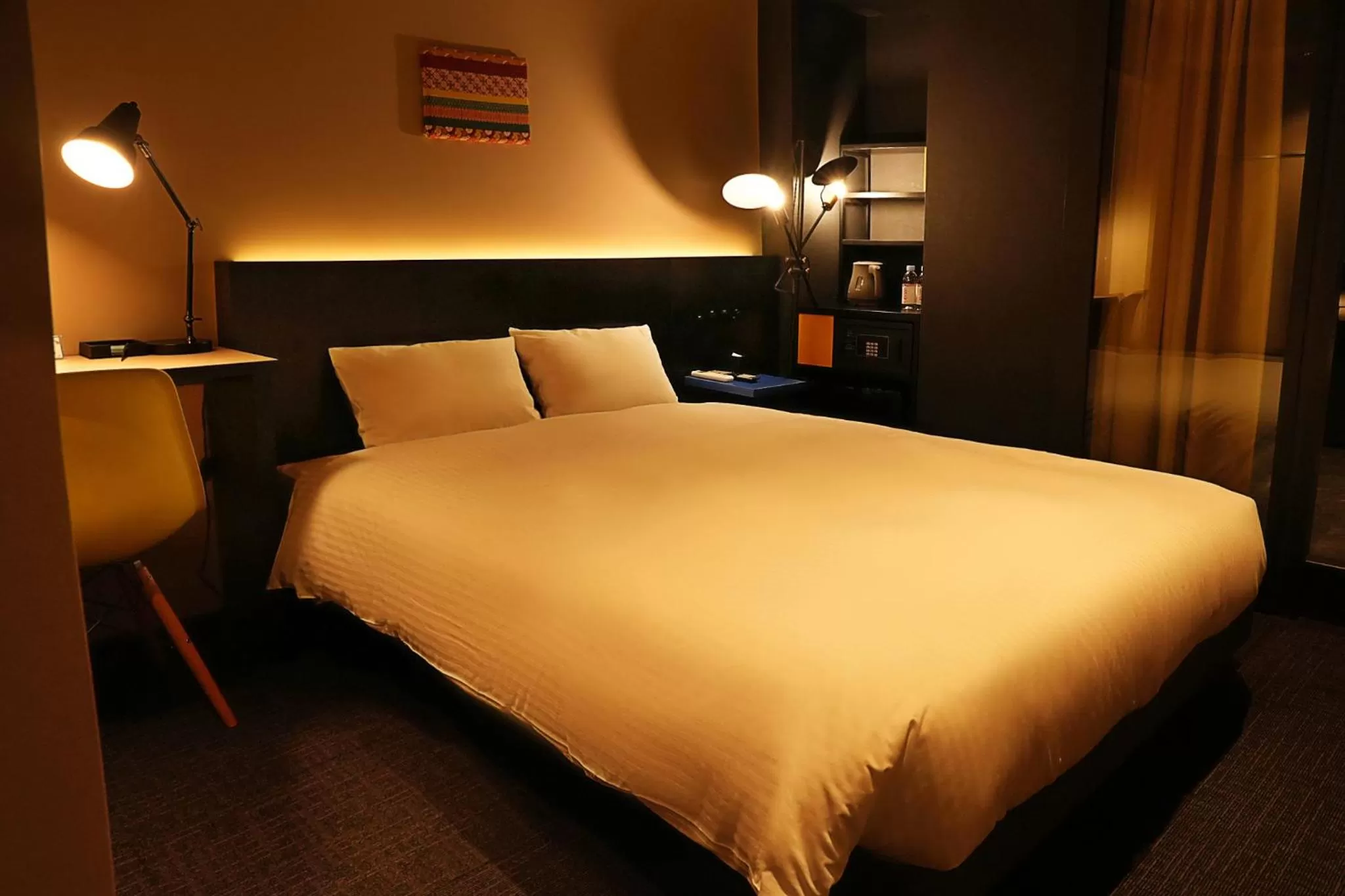 Bed in NPlus Hotel Higashikanda-akihabara