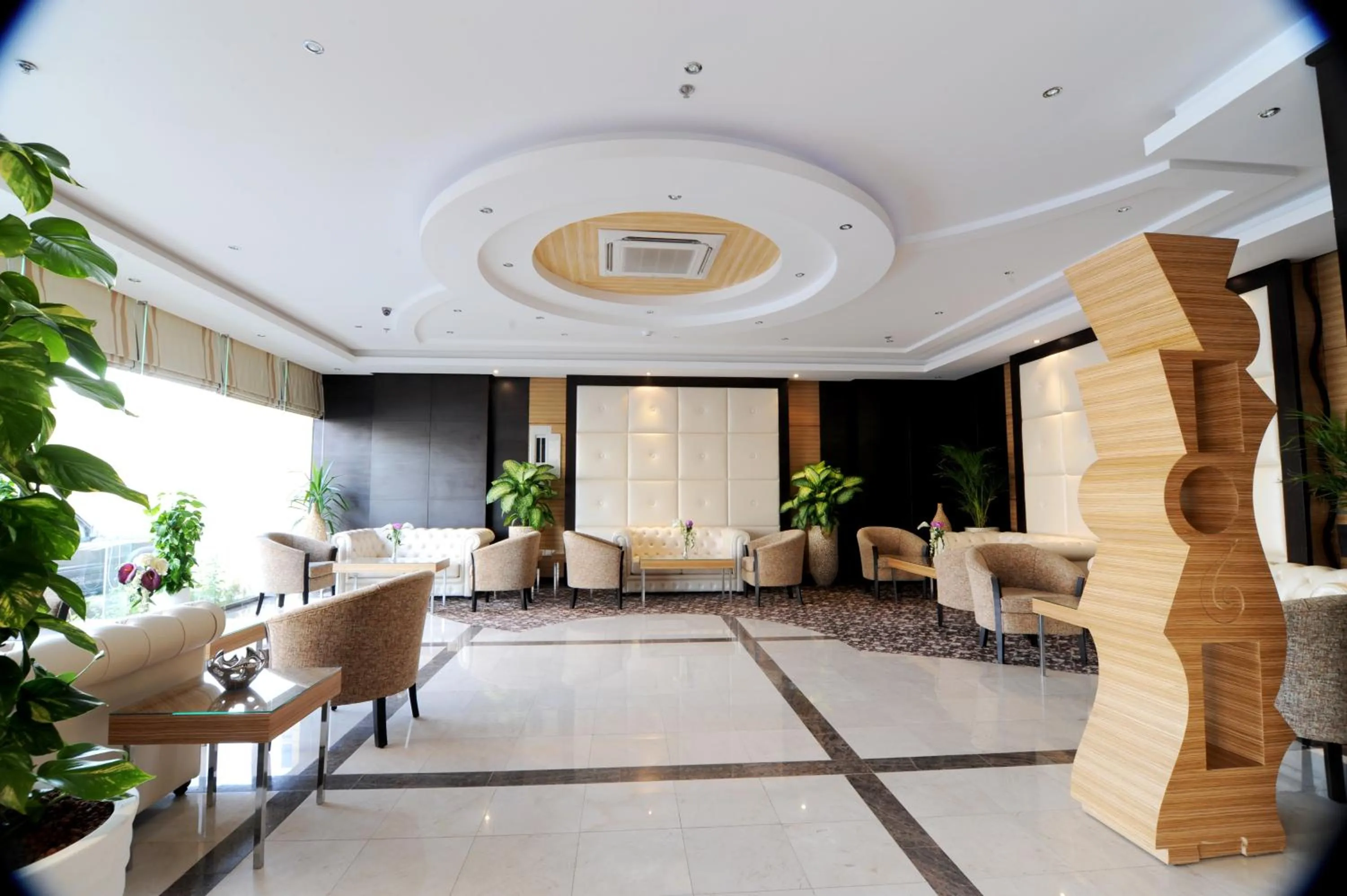 Lobby or reception in فندق حديقة الأزهار