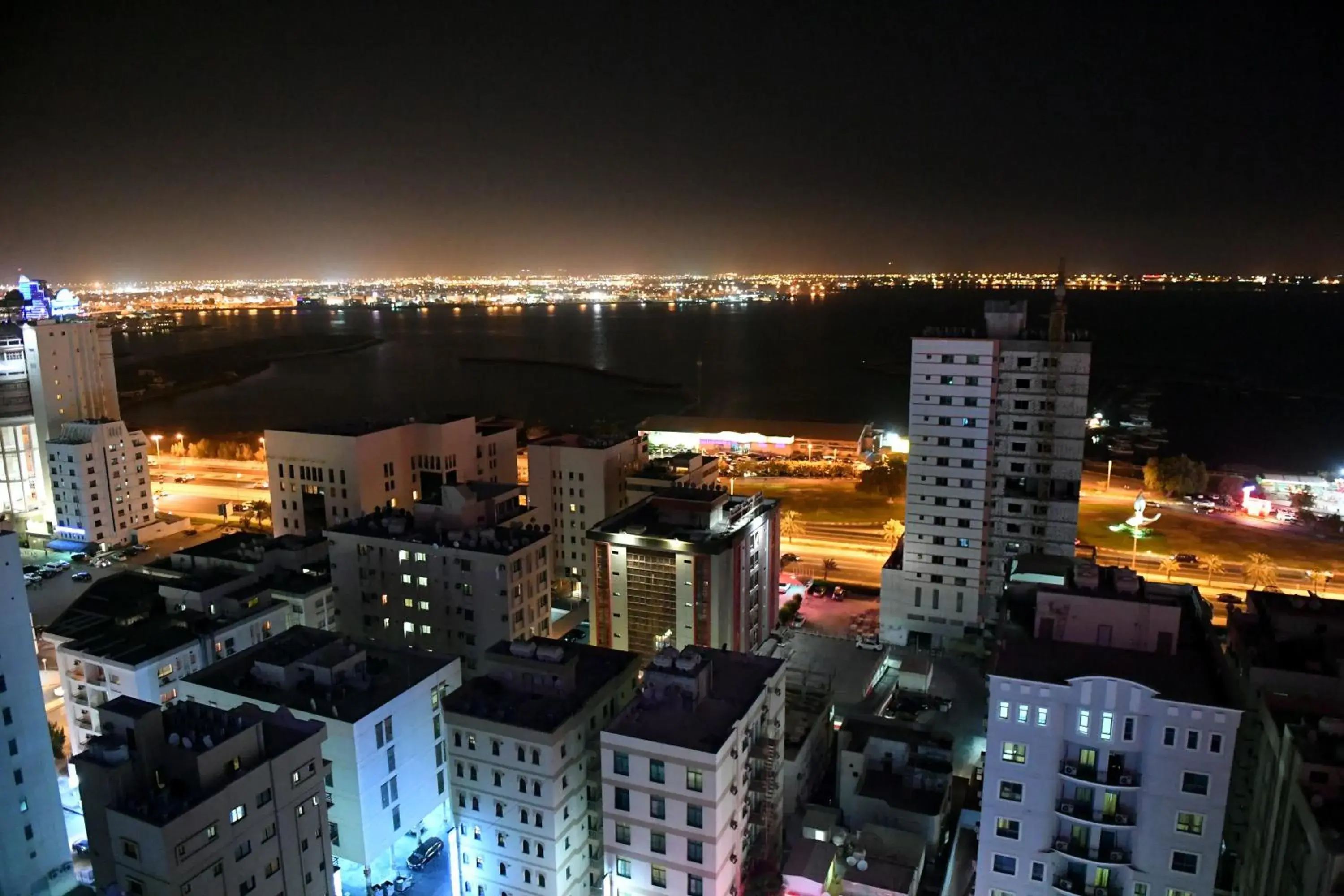 Night, Bird's-eye View in Al Olaya Suites Hotel