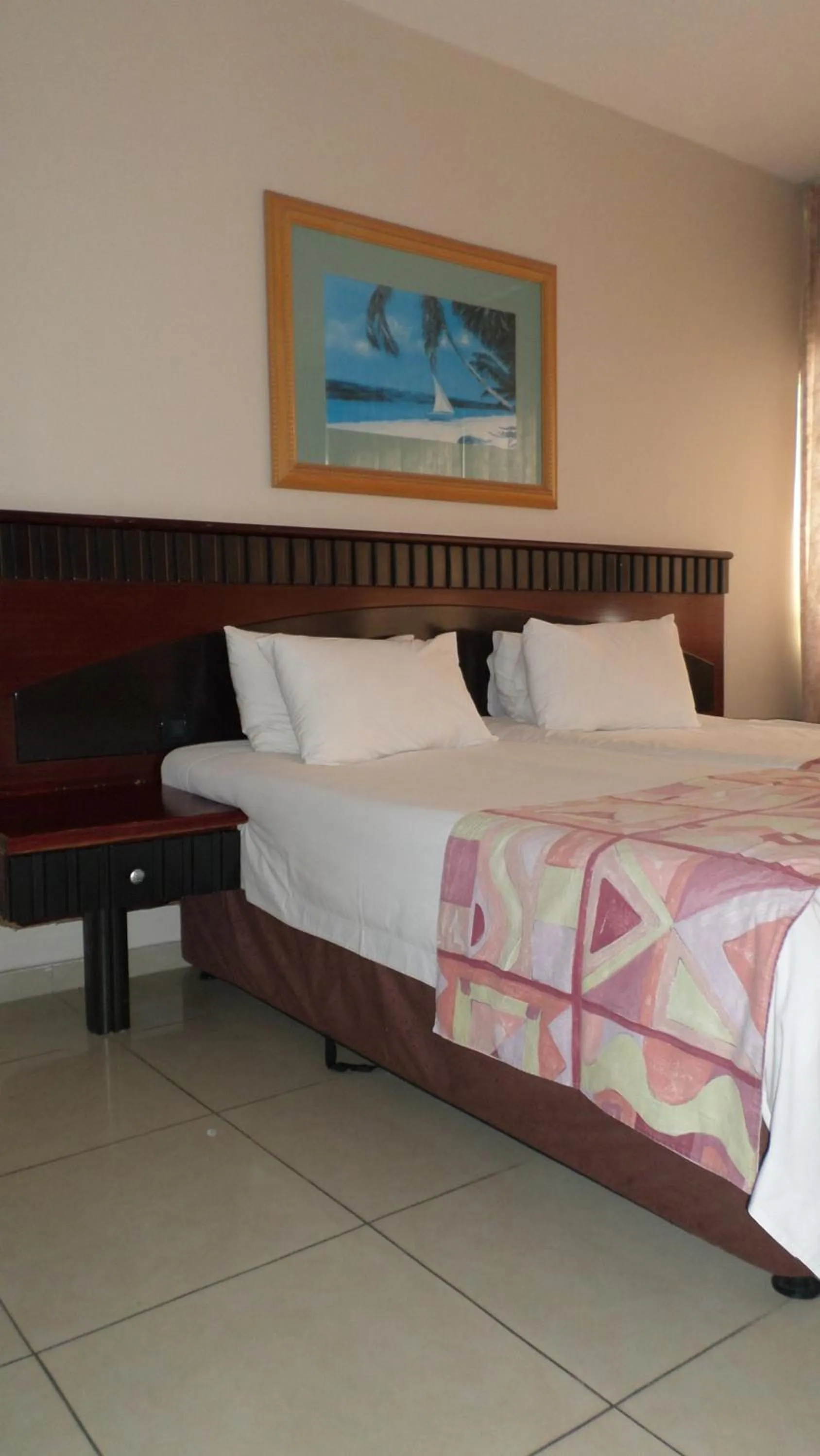 Bed in Coastlands Durban Self Catering Holiday Apartments