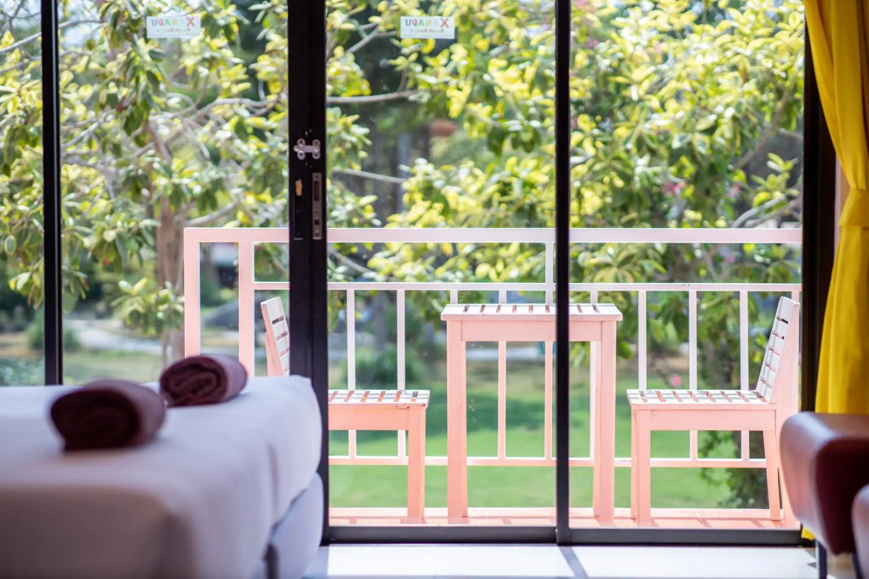 Garden view in Xanadu Beach Resort Garden view in Xanadu Beach Resort