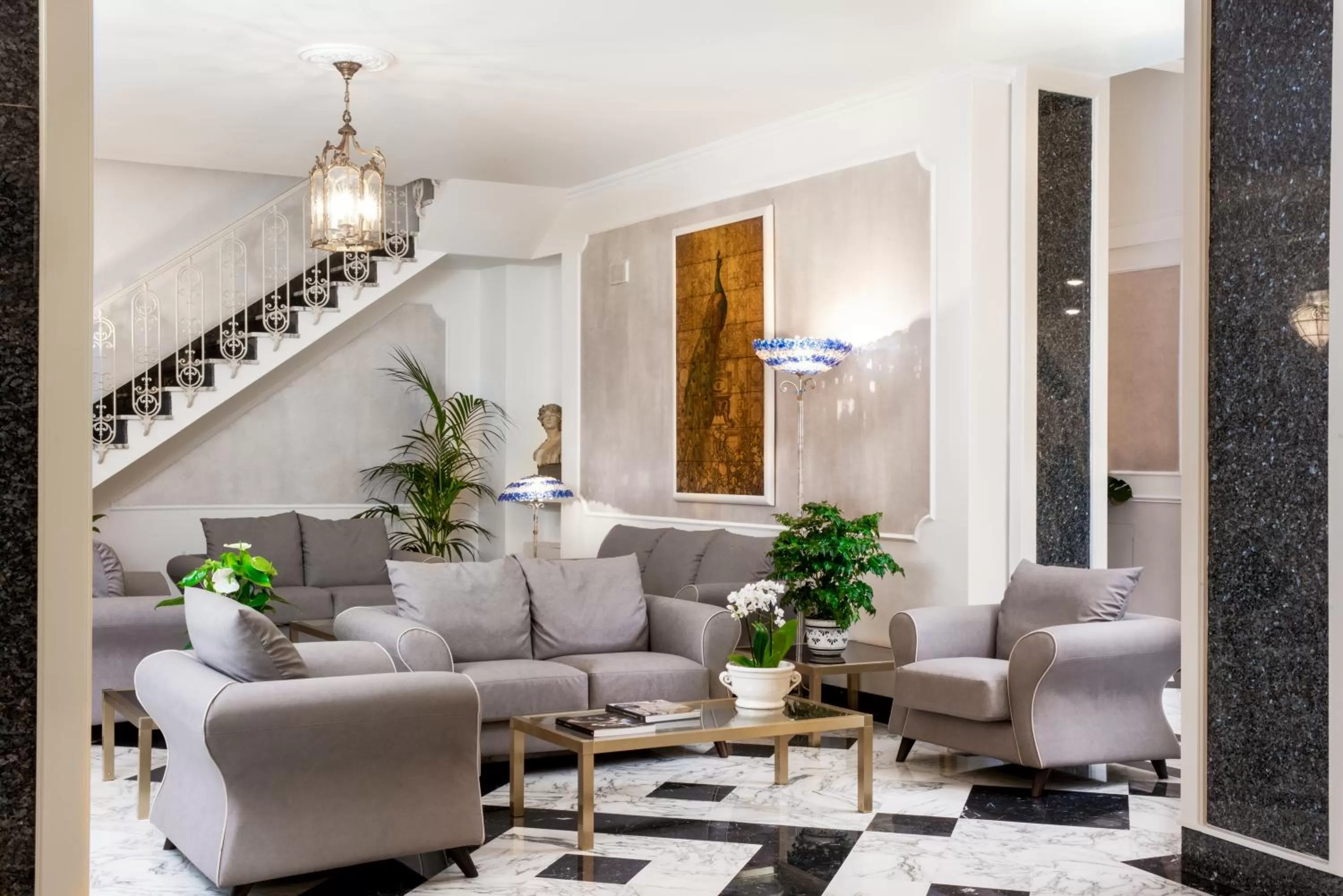 Lobby or reception in Hotel Berchielli