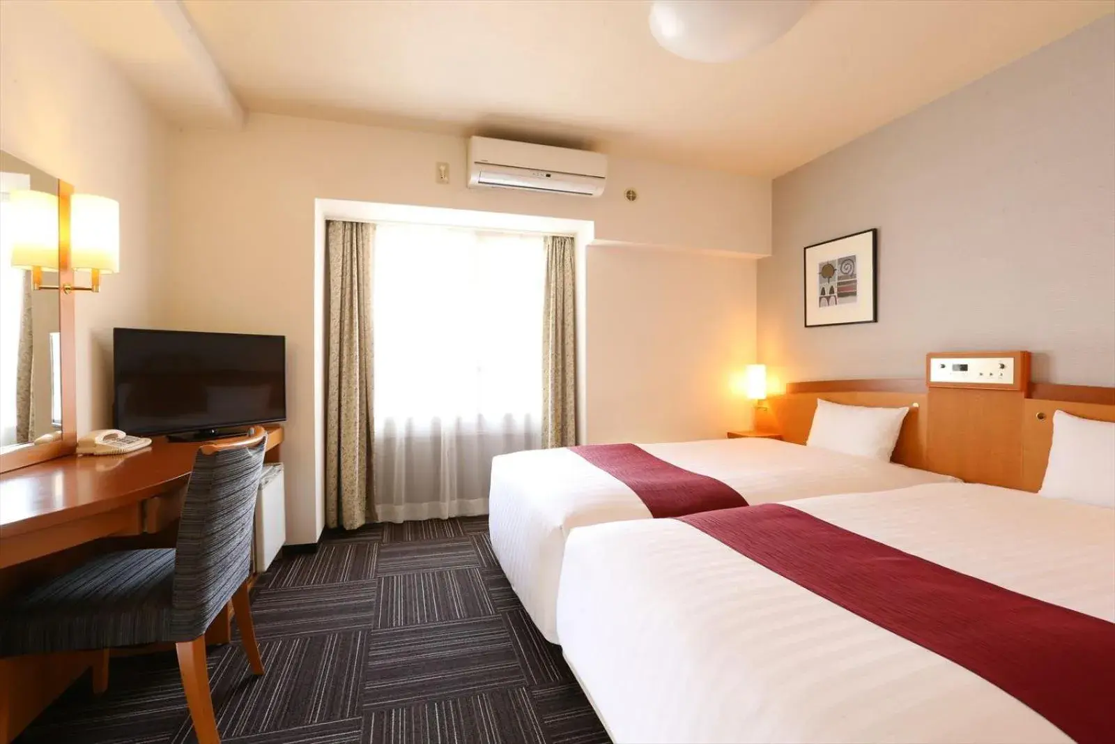 Bed in Hotel Hokke Club Hiroshima