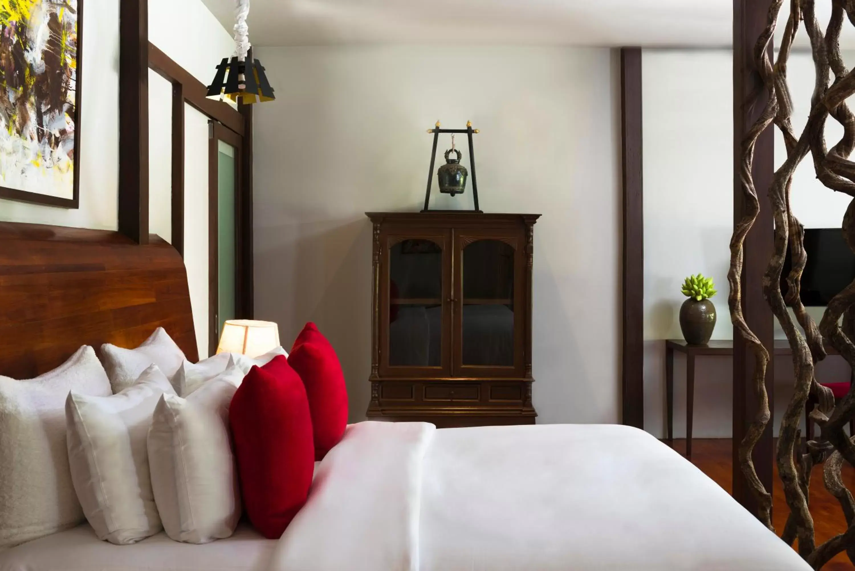 Bed in Sokkhak Boutique Resort & Spa