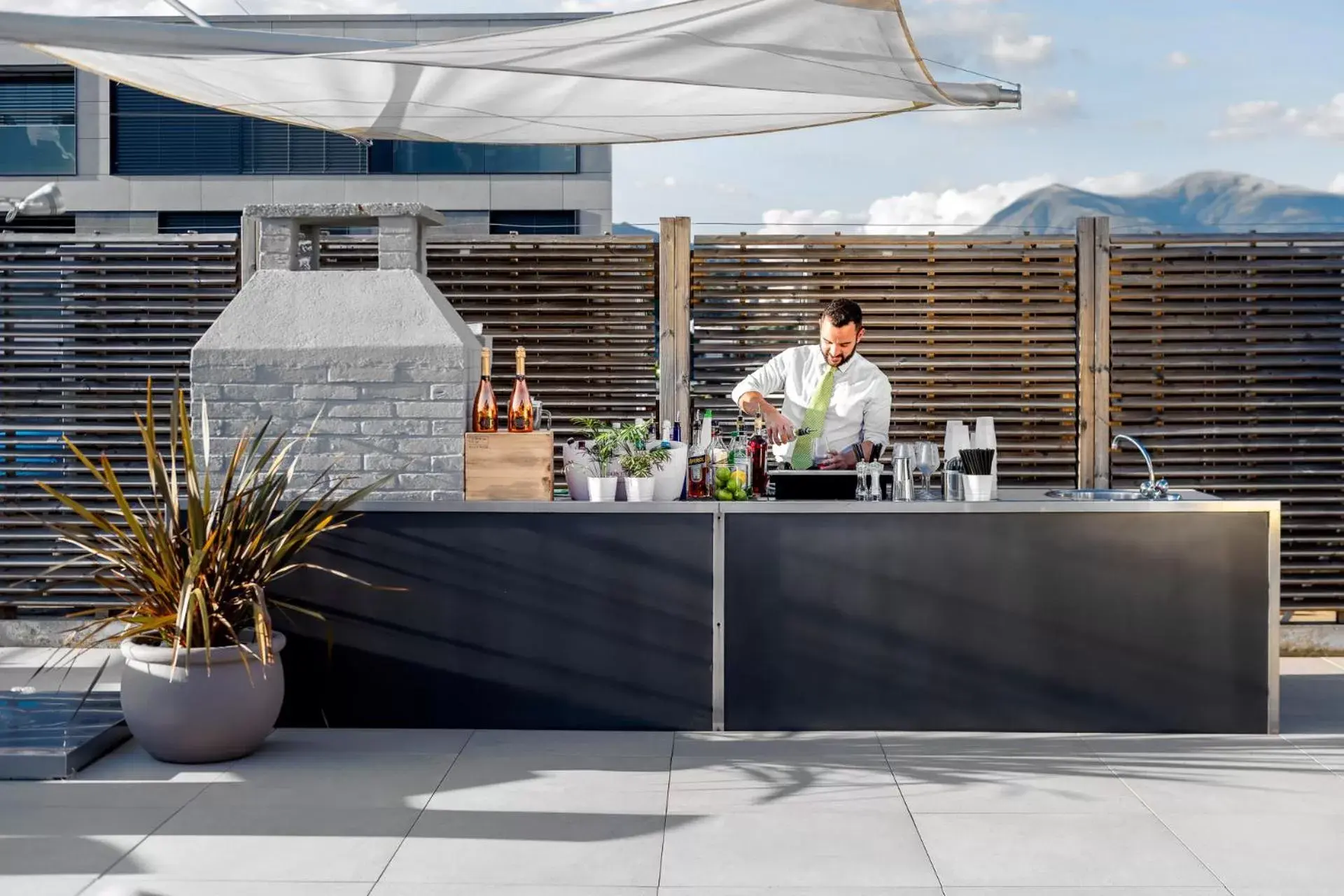 Balcony/Terrace in Hotel Admiral Lugano