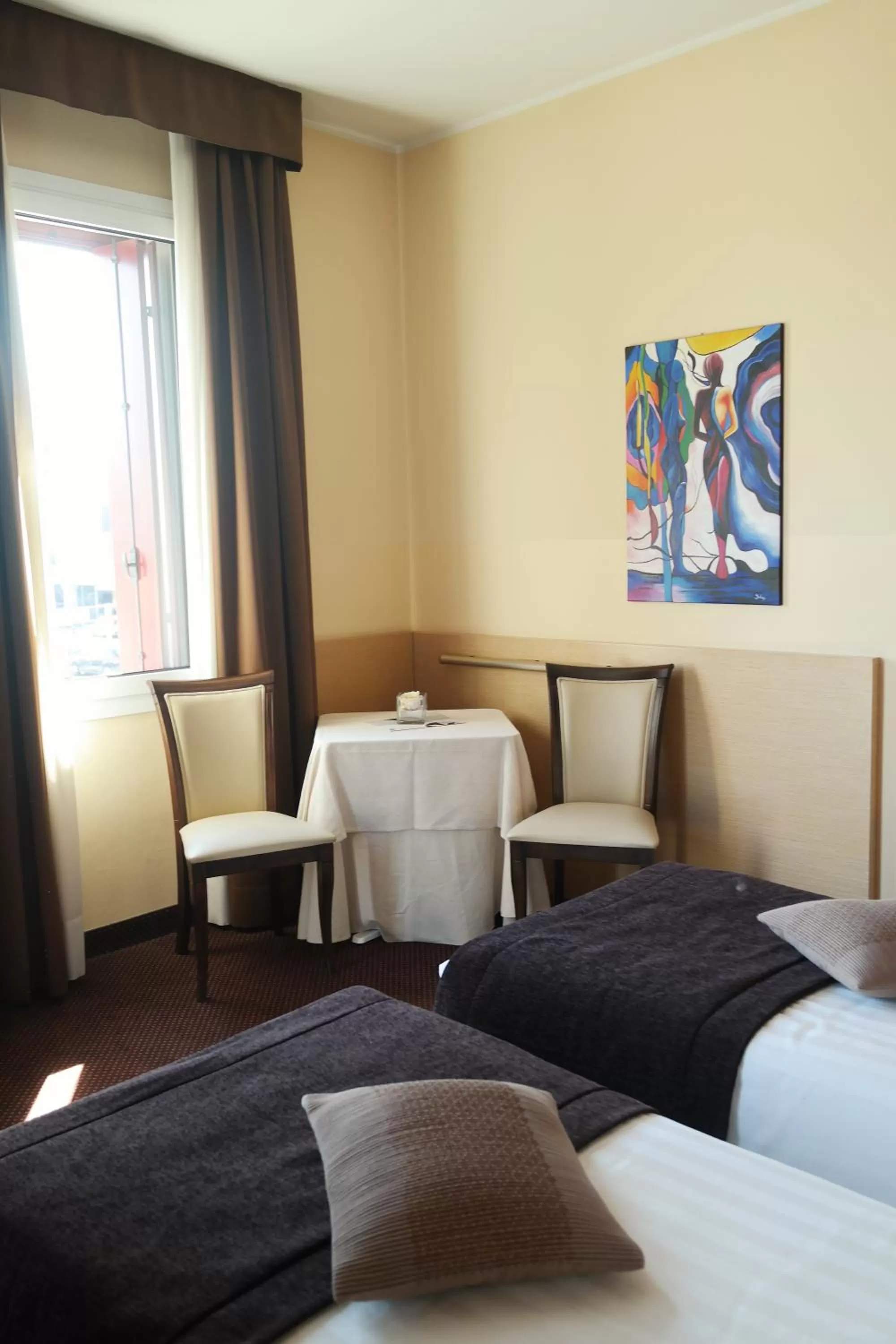 Bed in Hotel Vittoria