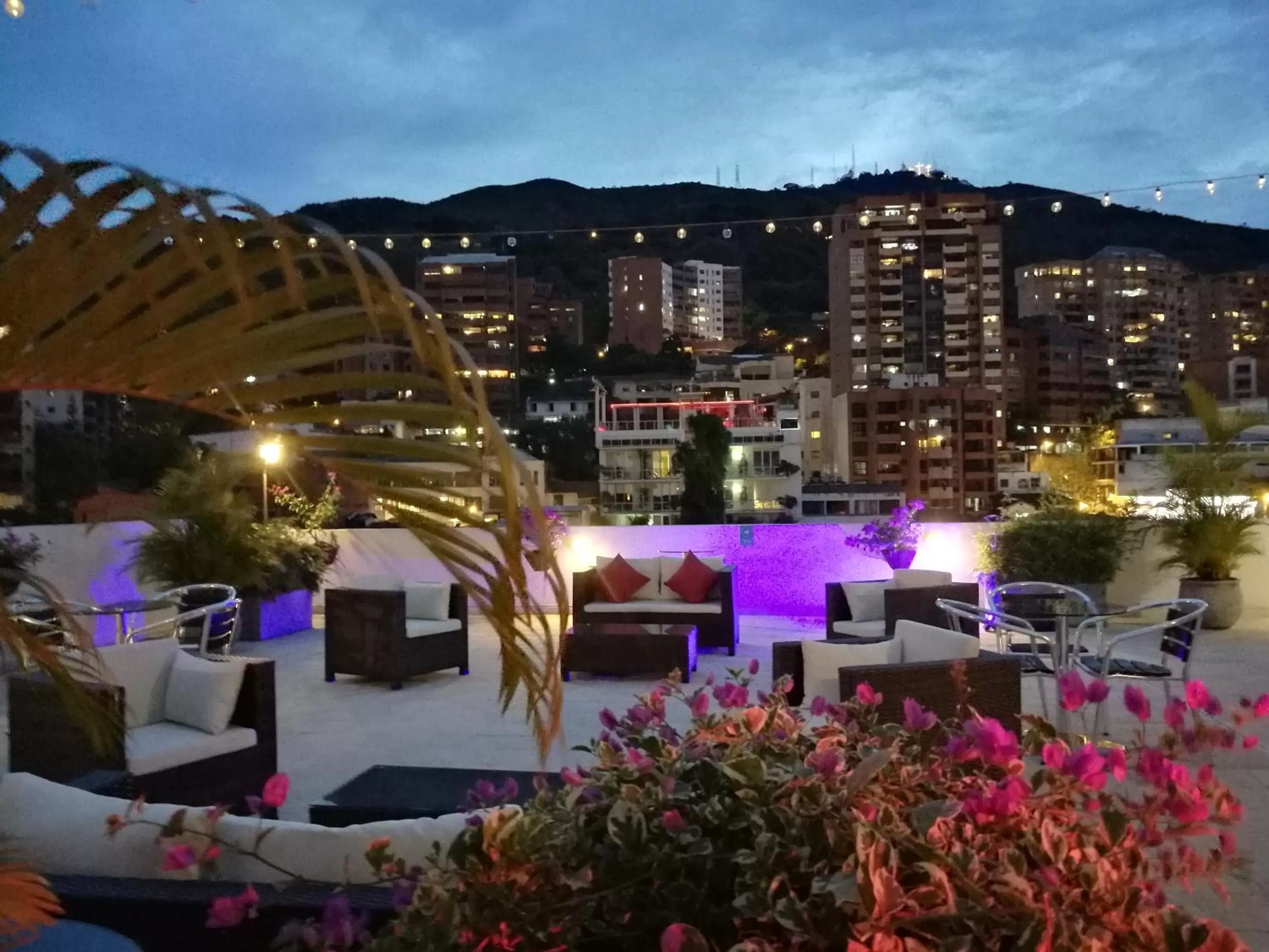 Patio in Aqua Granada Hotel