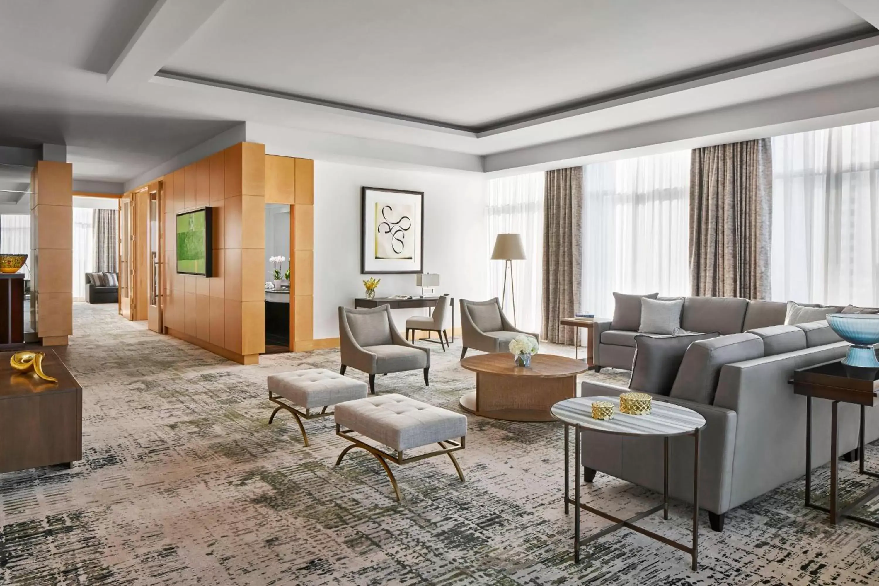 Living room, Seating Area in The Ritz-Carlton, Charlotte