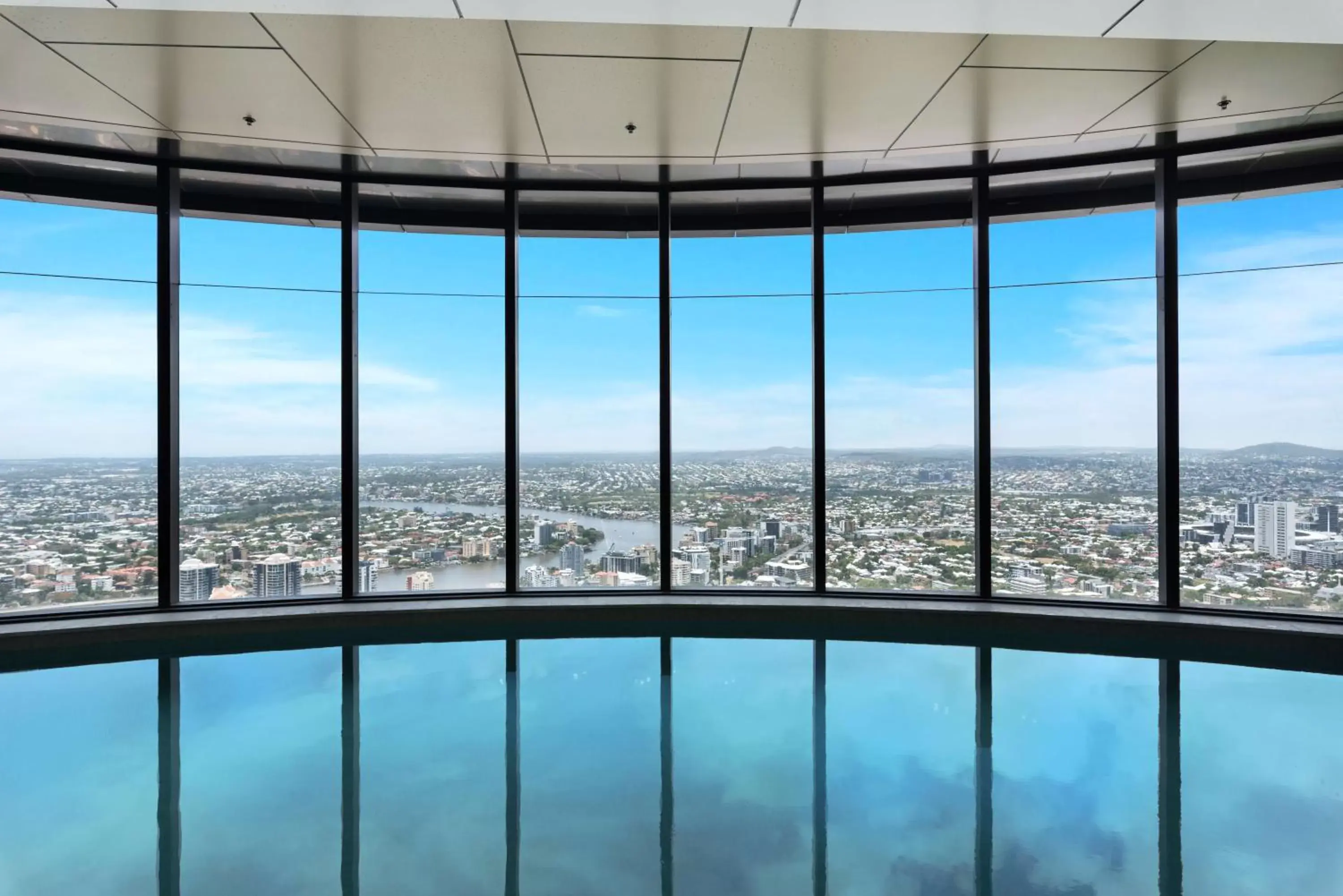 Pool view, Swimming Pool in Brisbane Skytower by CLLIX
