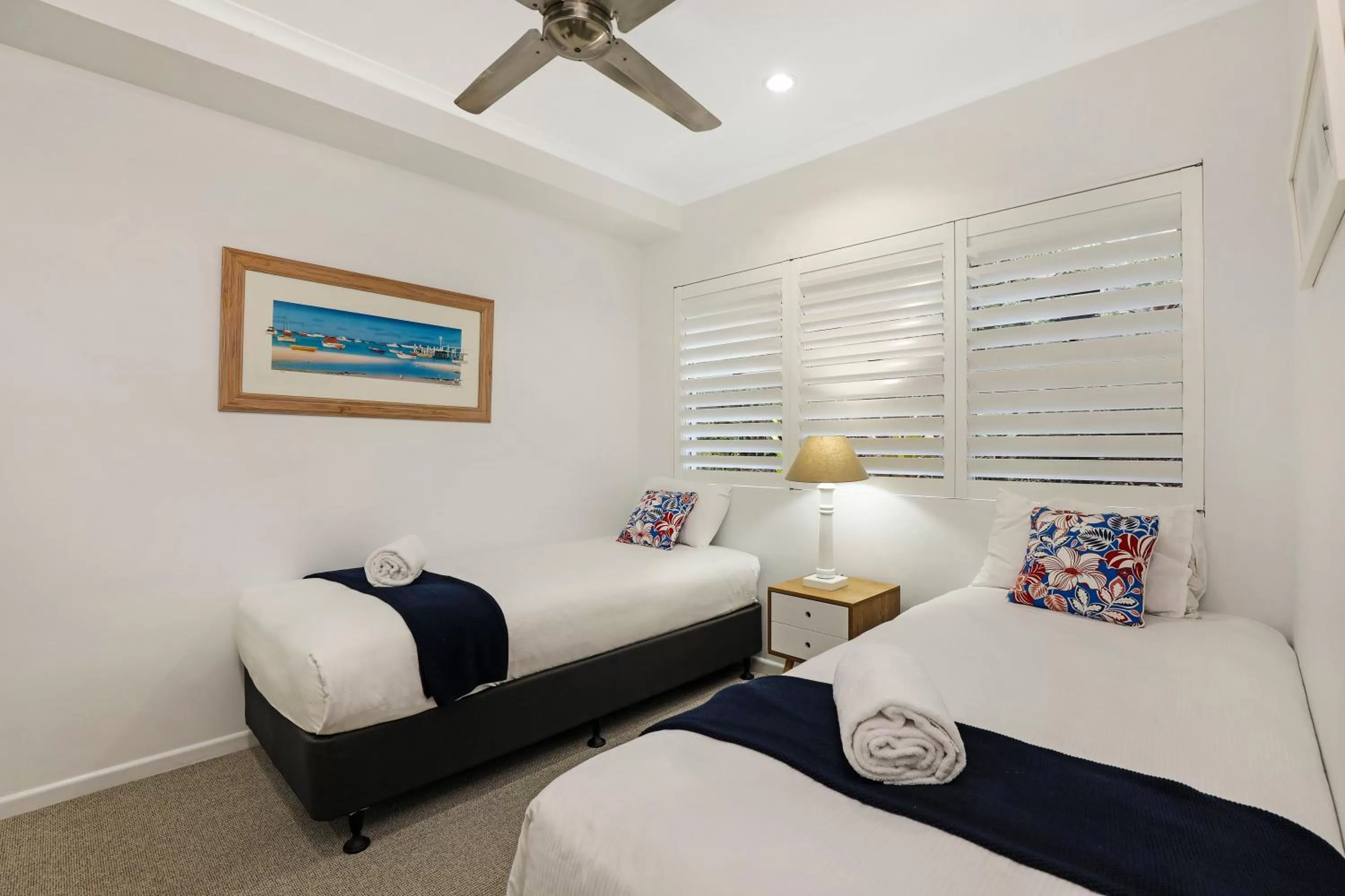 Bed in Andari Holiday Apartments
