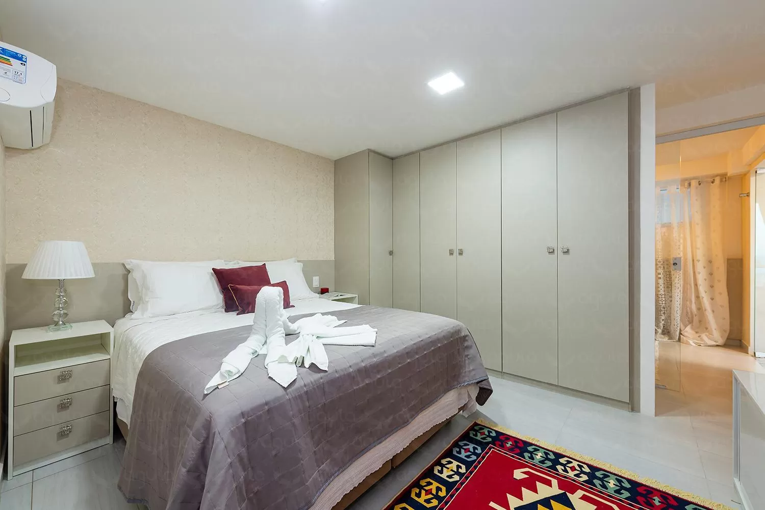 Bed in Águia Flats Pousada