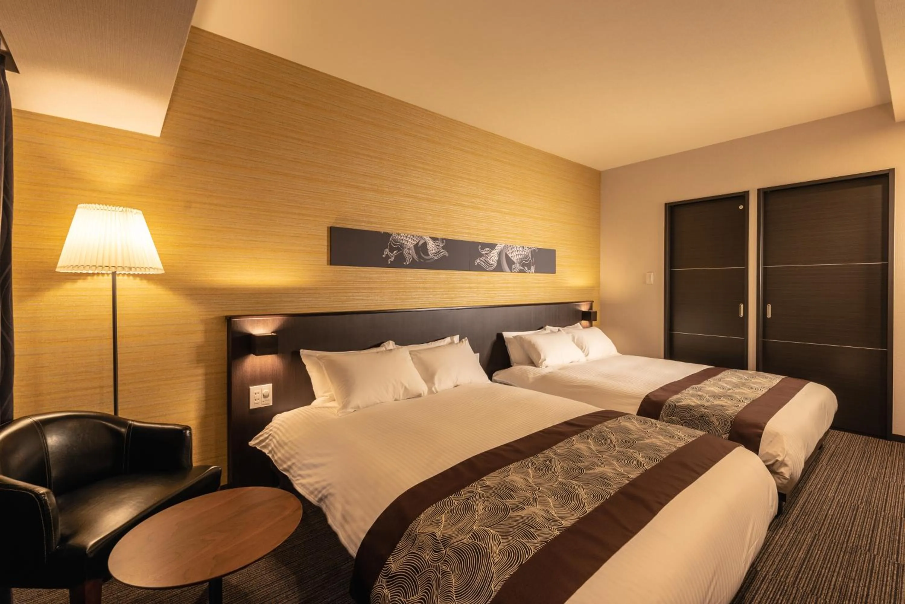 Bedroom, Bed in Zen Kyoto Apartment Hotel