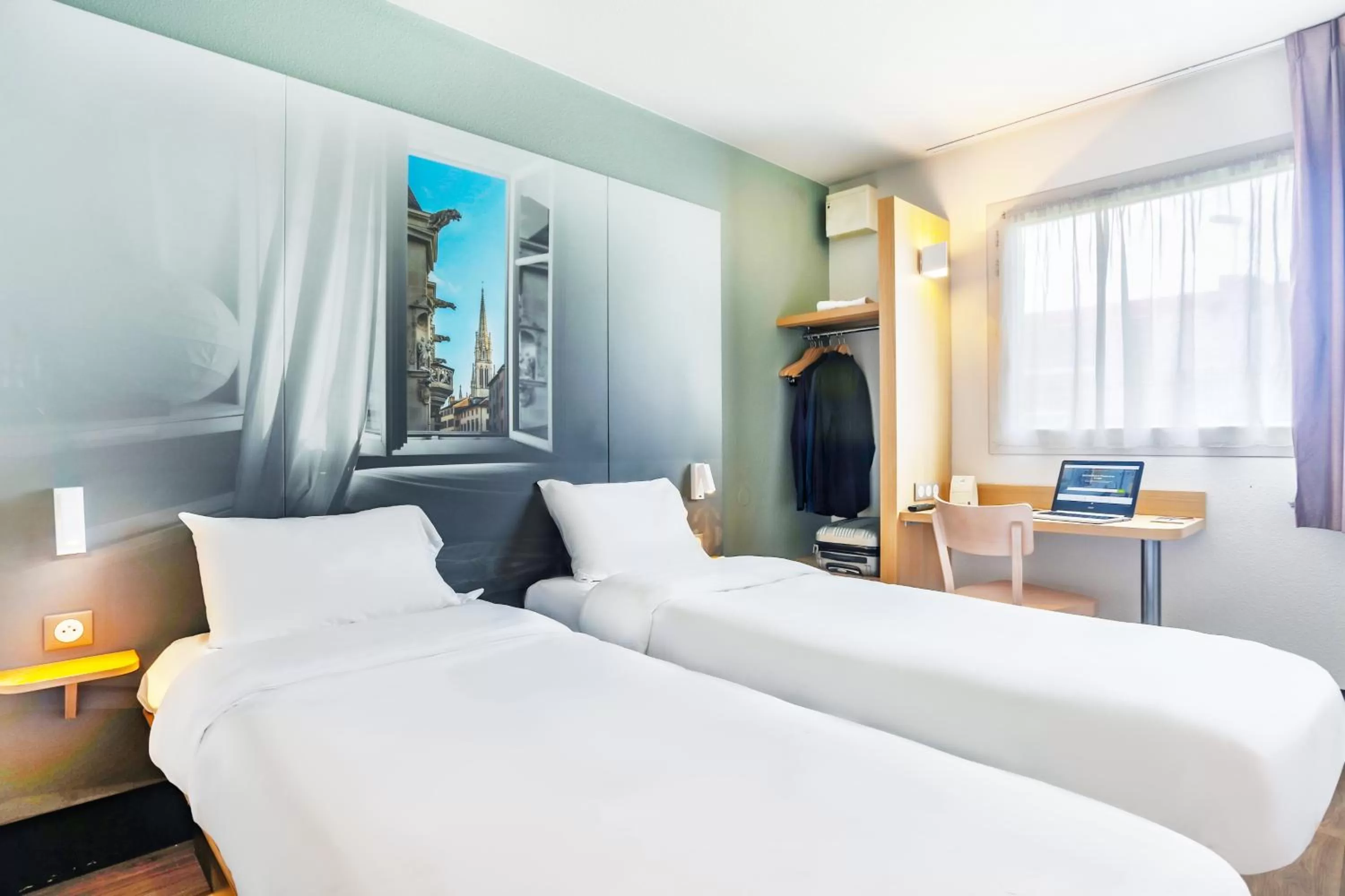 Bedroom, Bed in B&B HOTEL Nancy Frouard