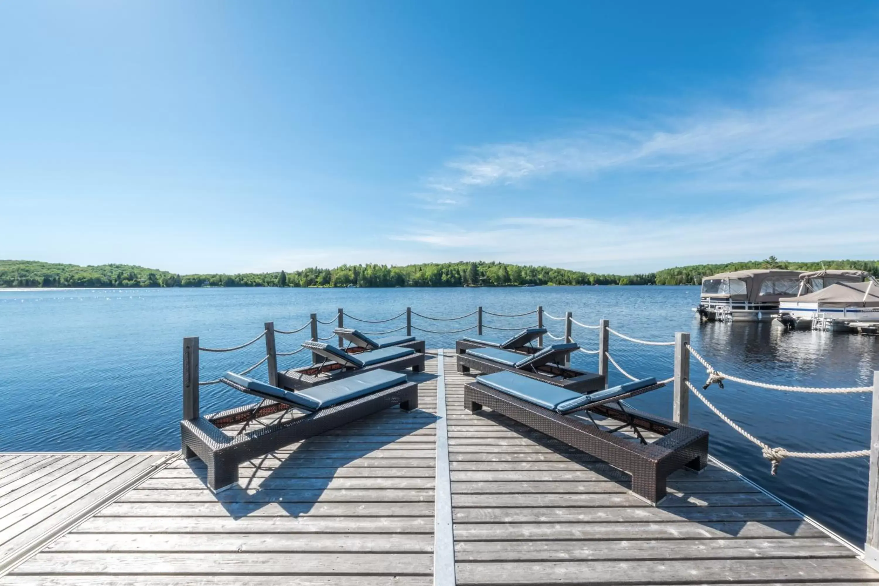 Lake view in Estérel Resort