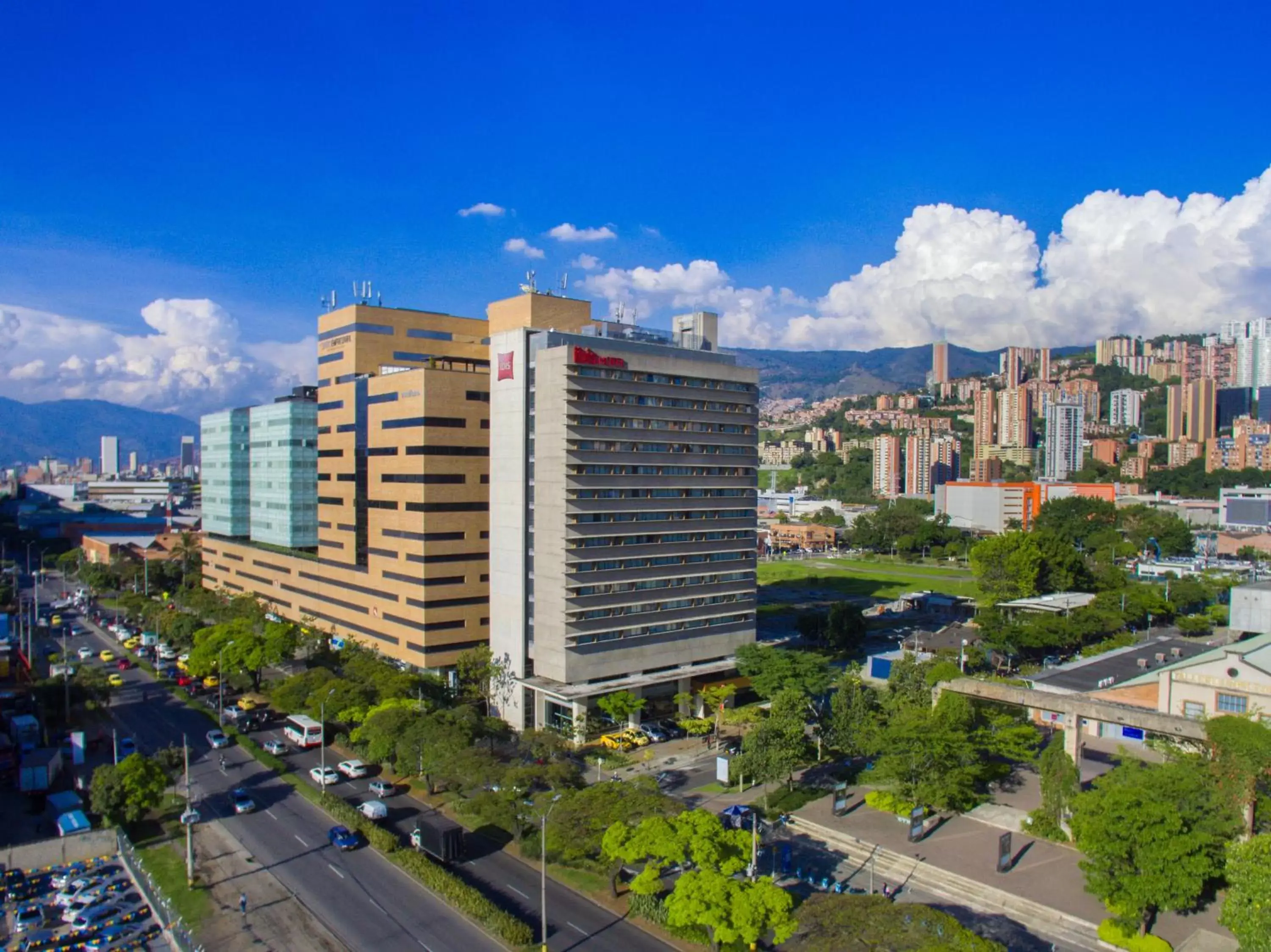 Facade/entrance in ibis Medellin