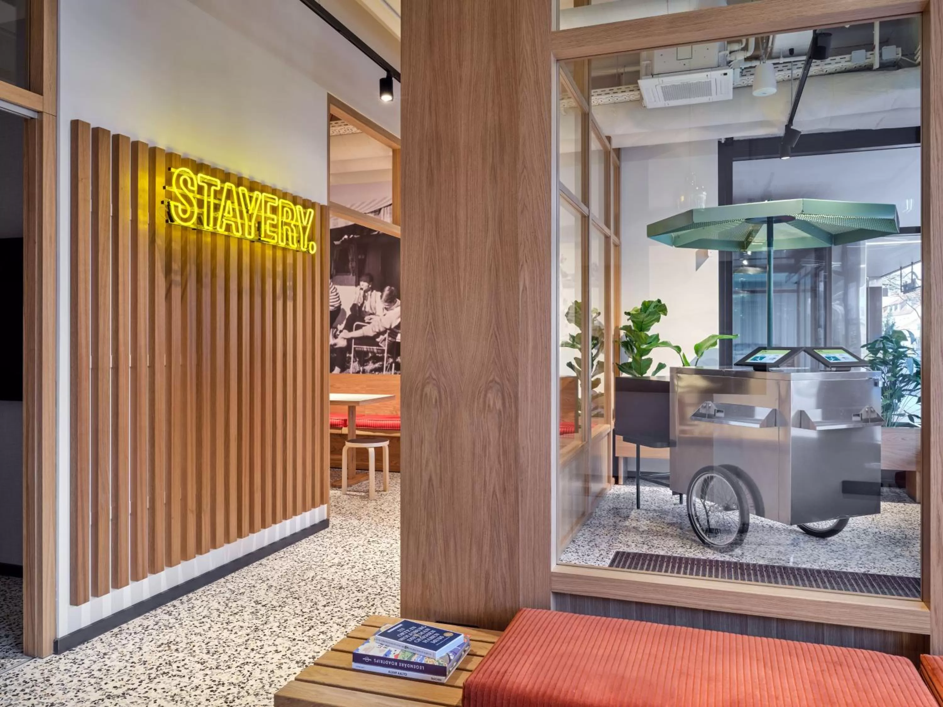 Seating area in STAYERY Wolfsburg City