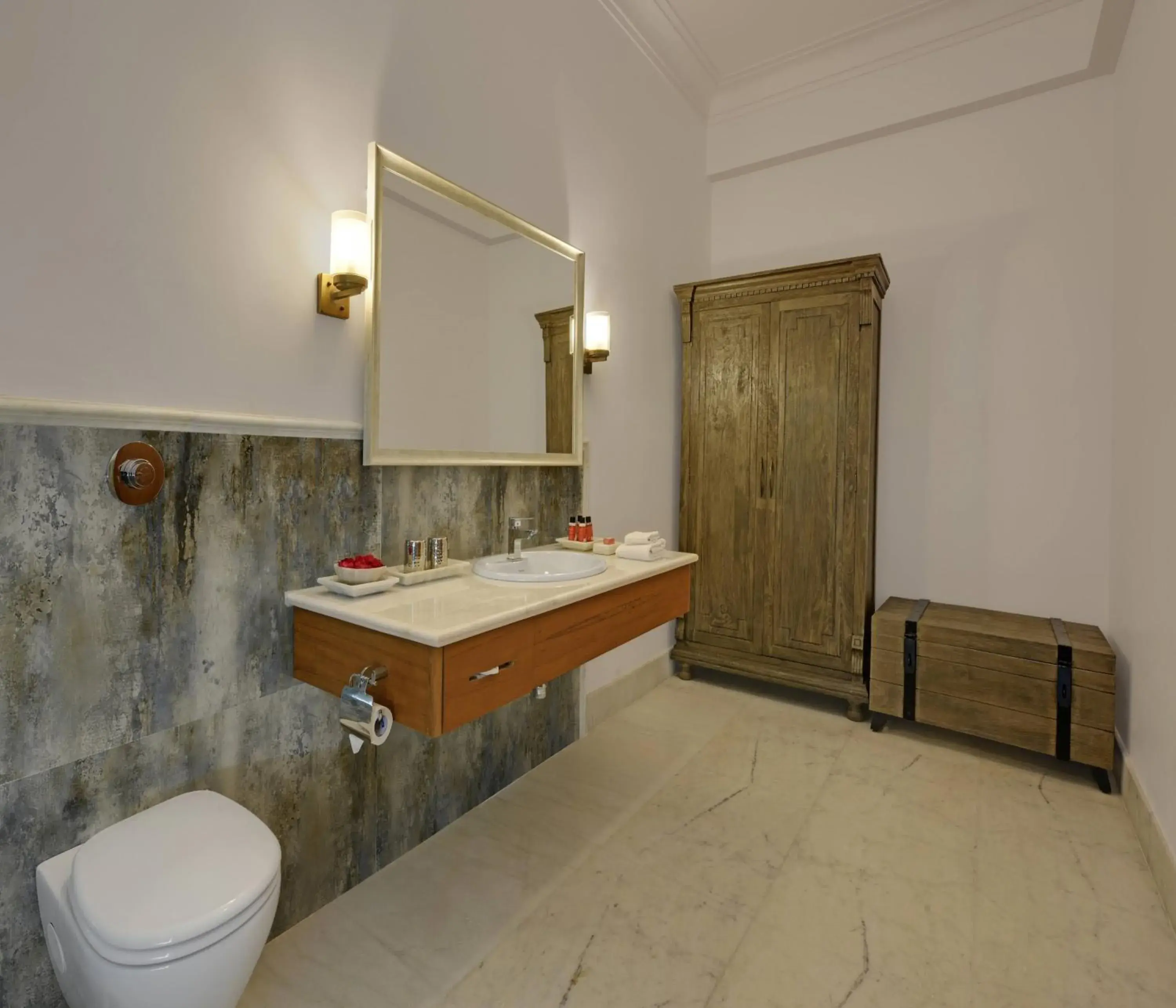Bathroom in Fateh Garh Resort by Fateh Collection