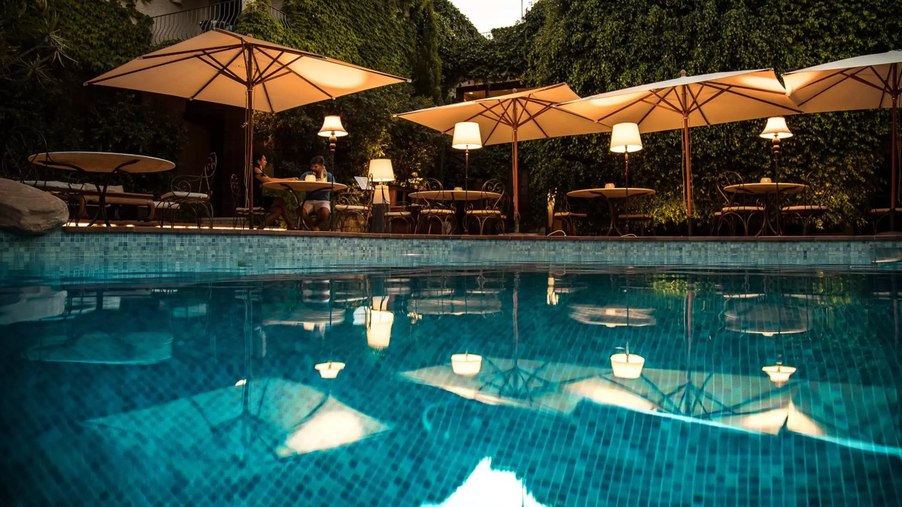 Garden, Swimming Pool in Hotel Swiss Moraira