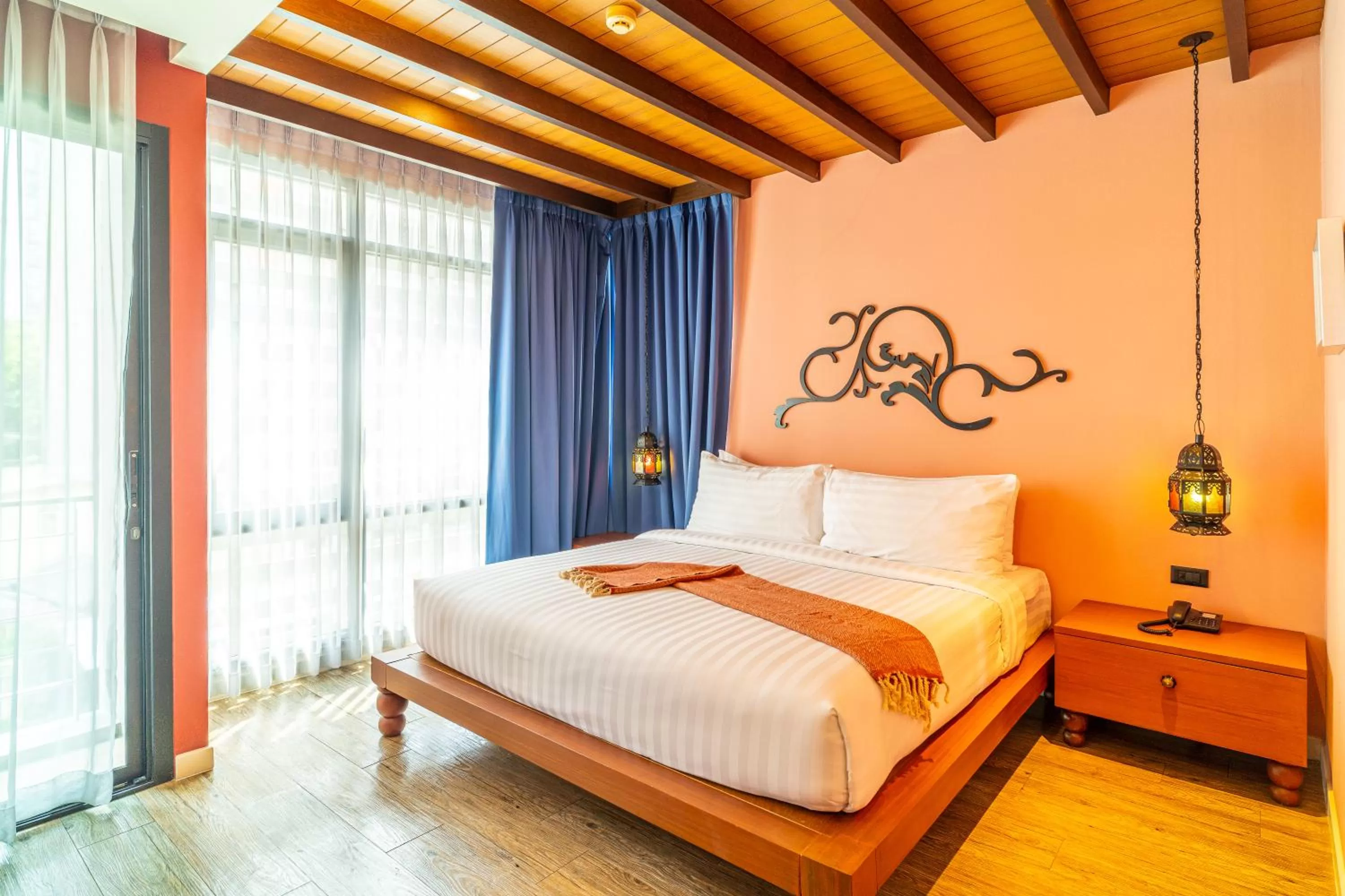 Photo of the whole room, Bed in Amber Boutique Silom