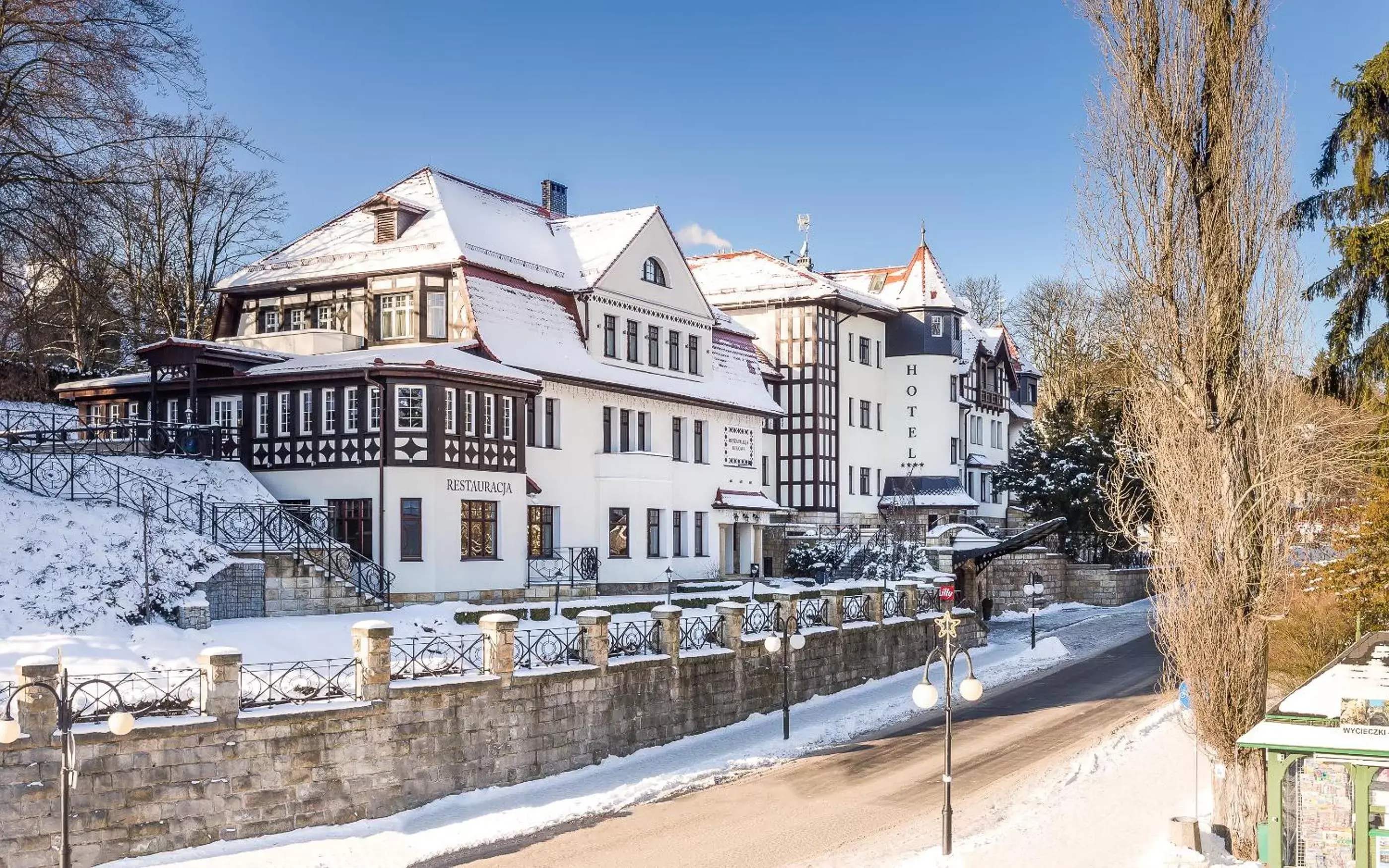 Property building, Winter in Bukowy Park Hotel Medical SPA