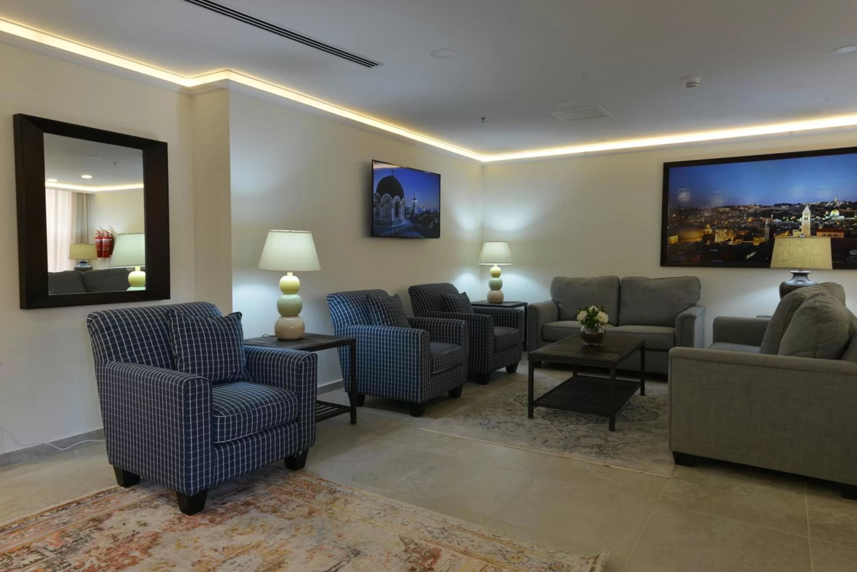 Lobby or reception in New Capitol Hotel - Jerusalem