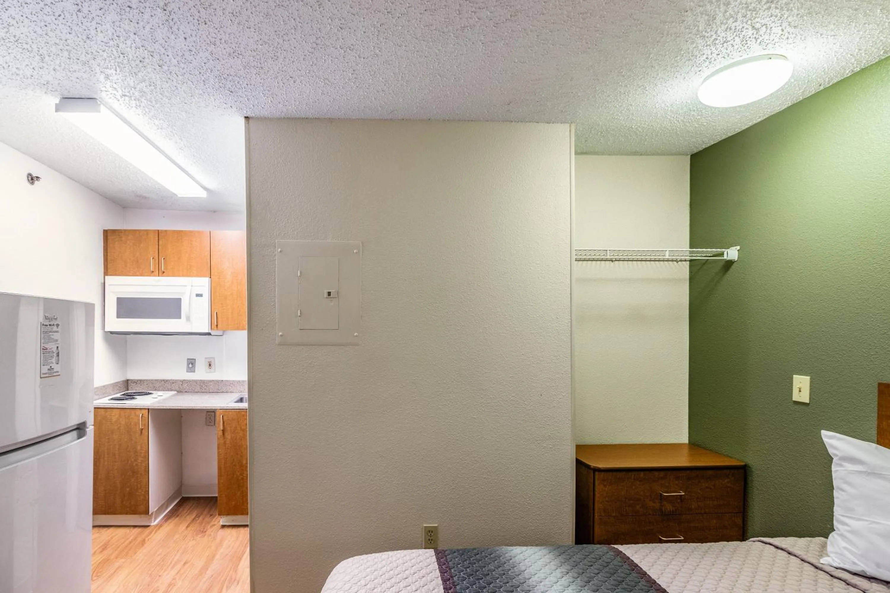 Photo of the whole room in HomeTowne Studios by Red Roof Houston - Northwest