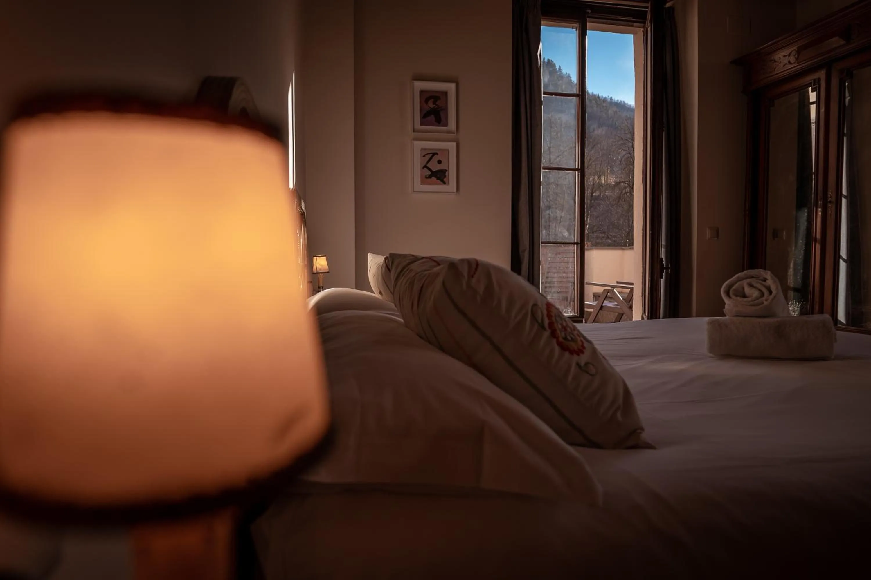 Bed in Hotel Mas de Xaxas