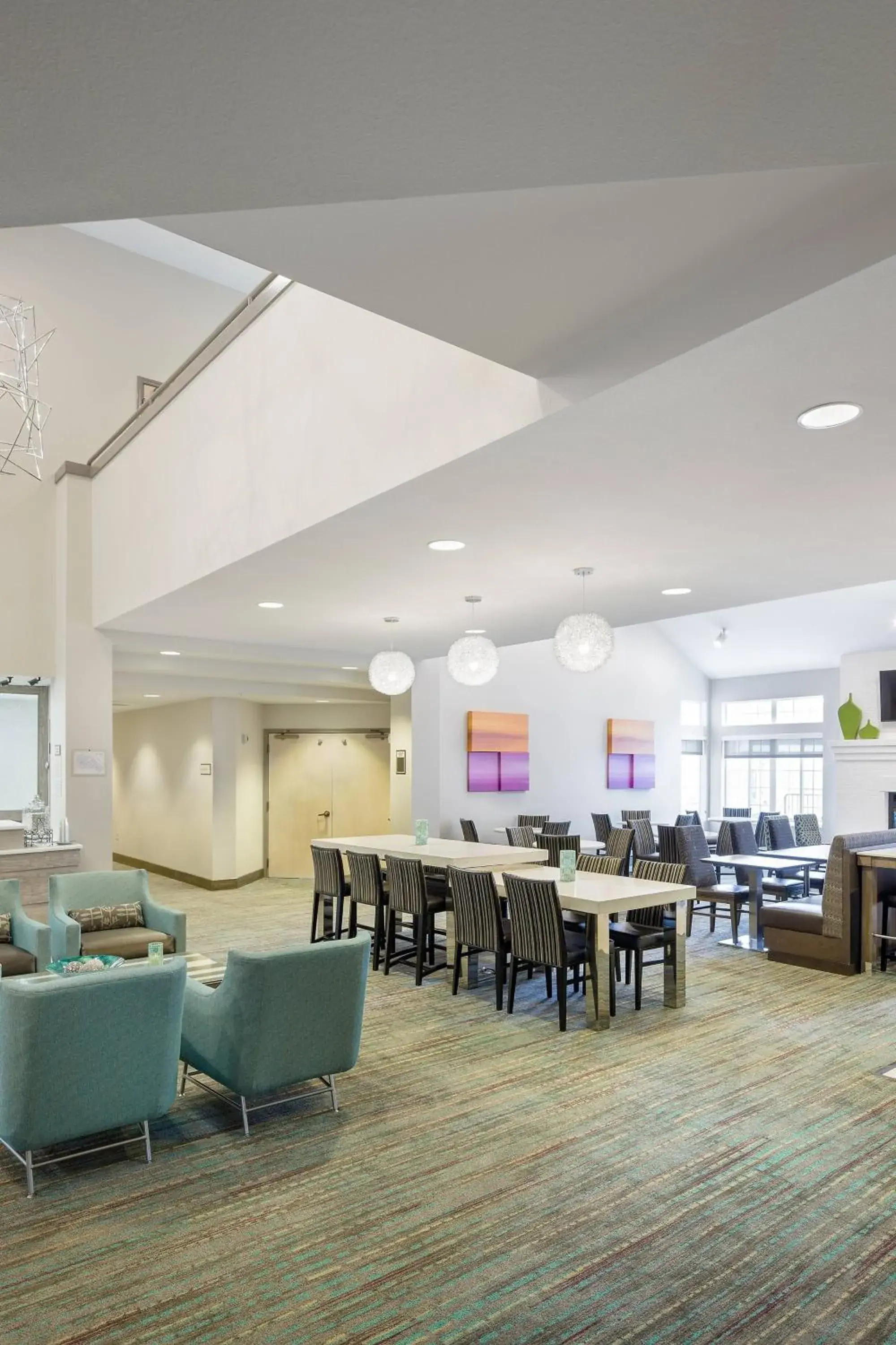Lobby or reception, Restaurant/Places to Eat in Residence Inn Portland Hillsboro