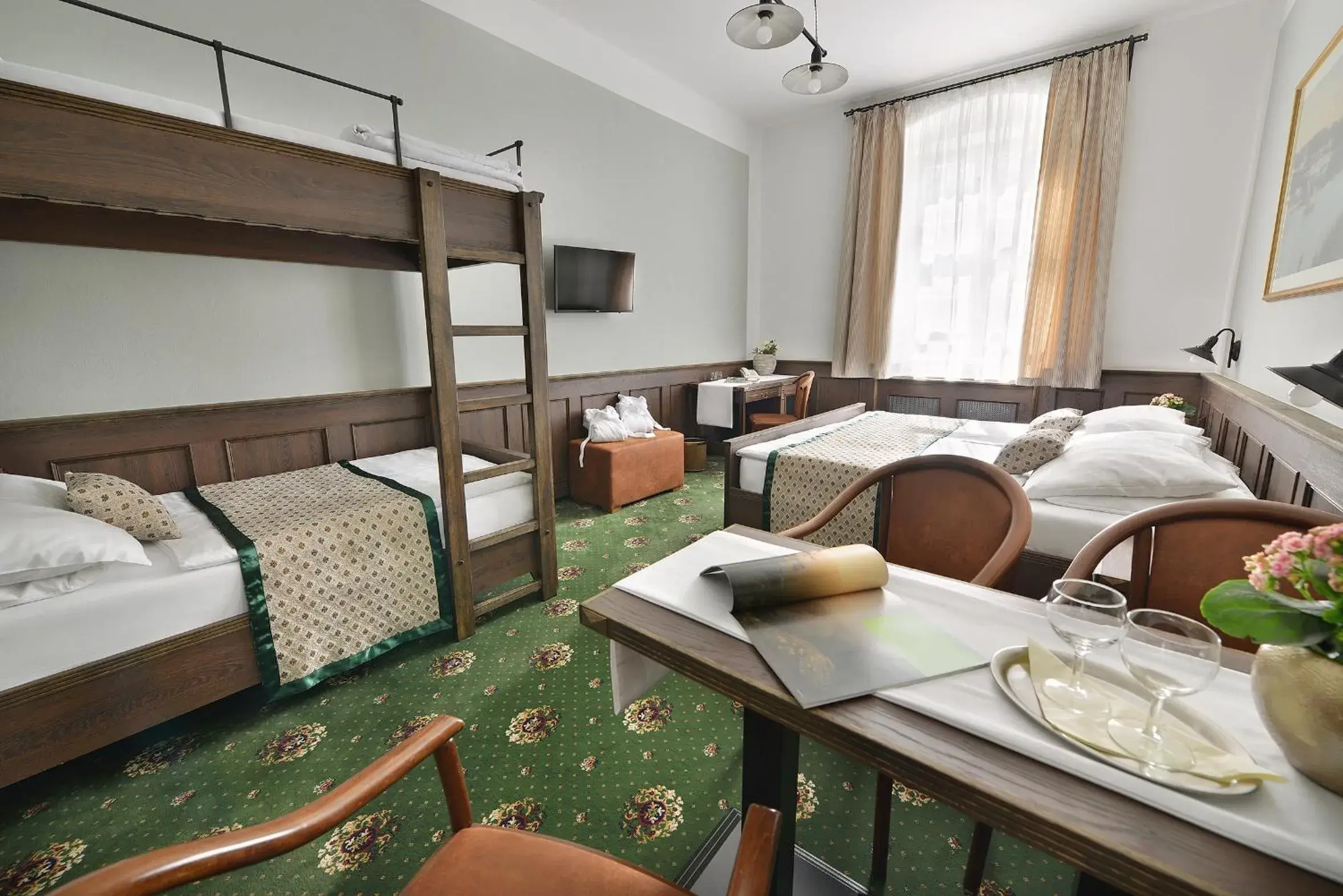 Bedroom in Hotel Podhrad