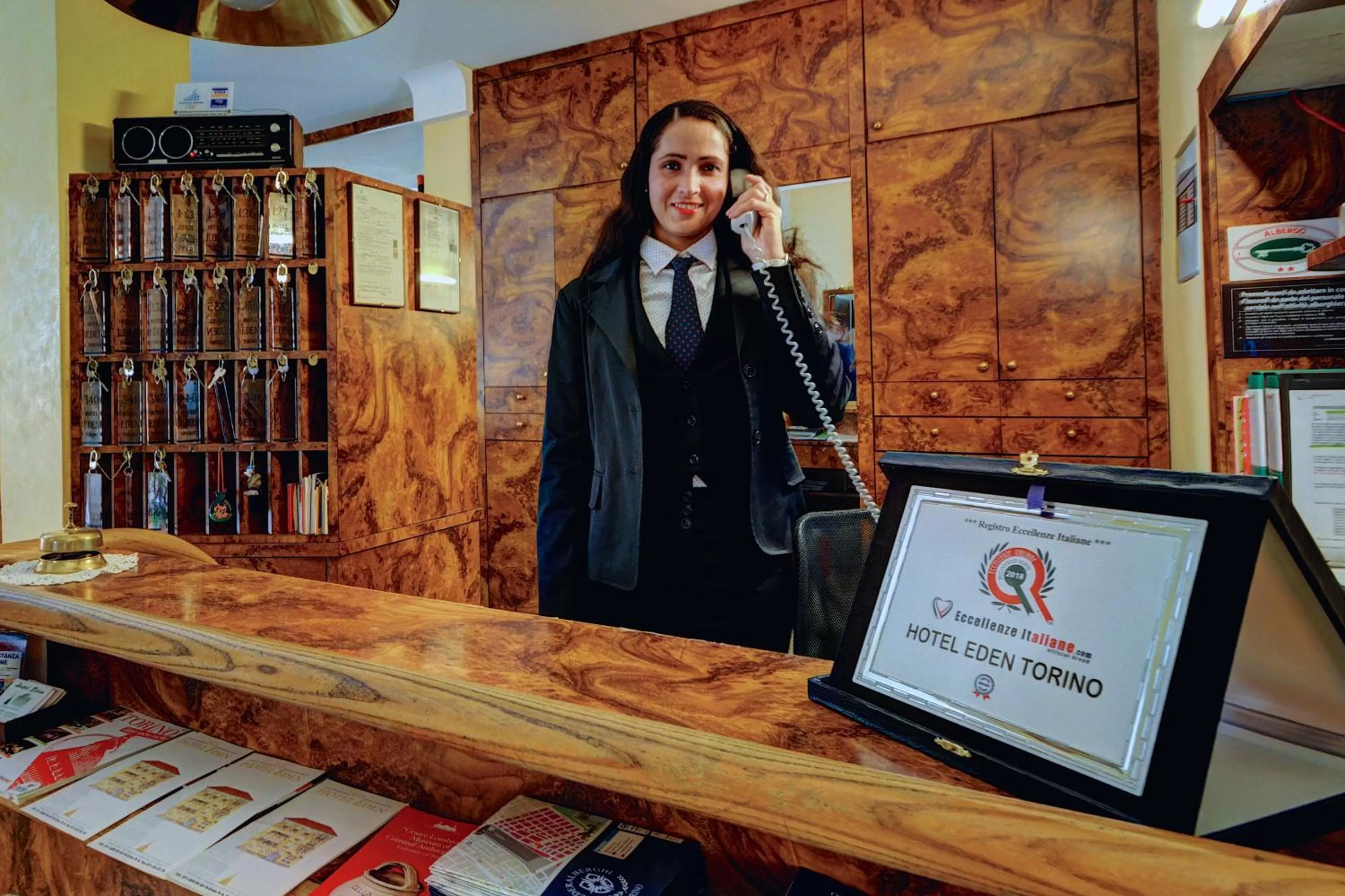 Lobby or reception in Hotel Eden