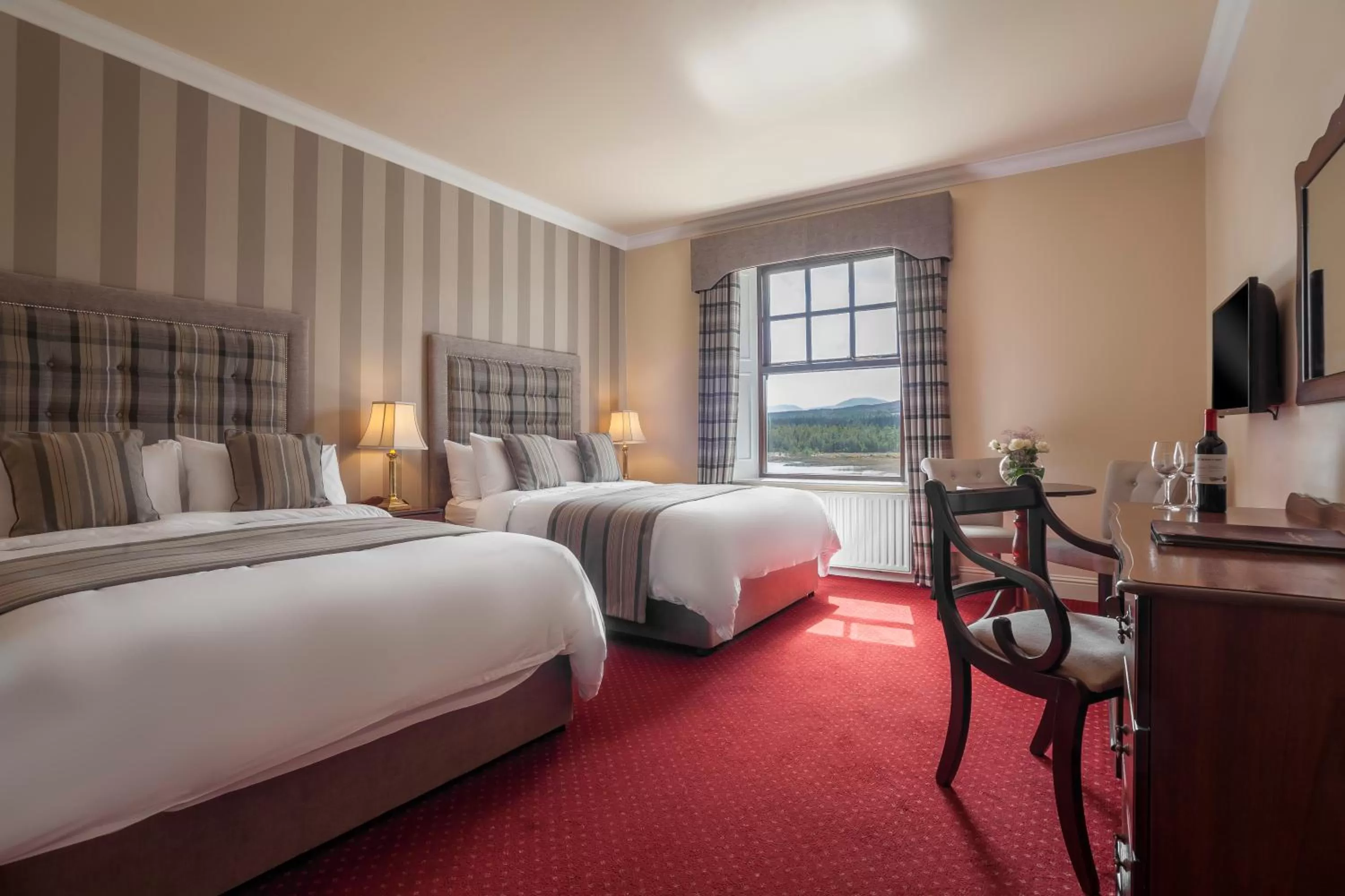 Bed in An Chúirt Hotel, Gweedore, Donegal