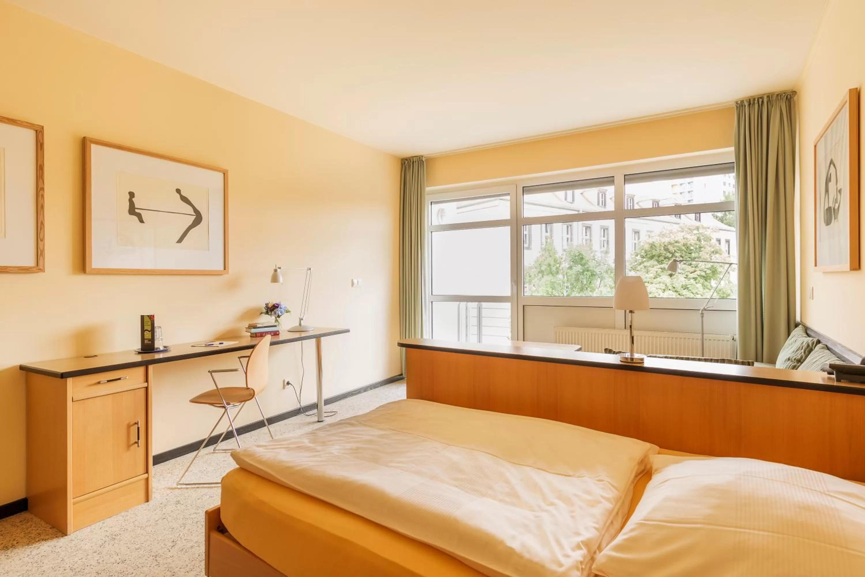 Bed in Hotel Am Weberplatz