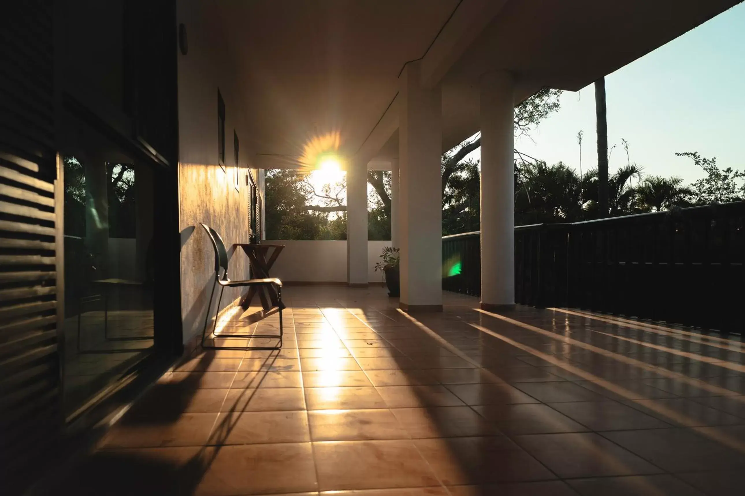 Balcony/Terrace in Hotel Quinta Moctezuma Balcony/Terrace in Hotel Quinta Moctezuma