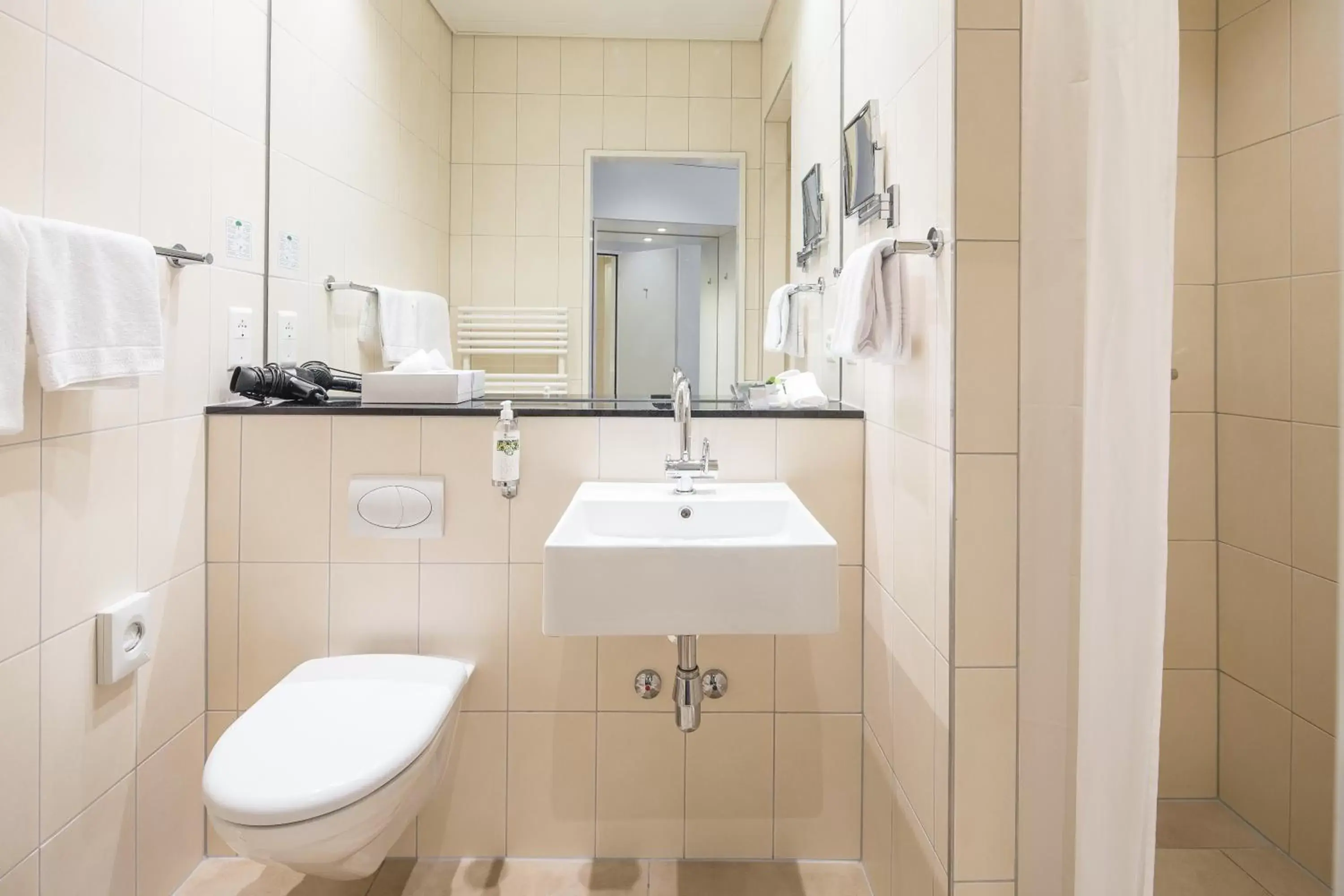 Bathroom in Hotel Schweizerhof Basel