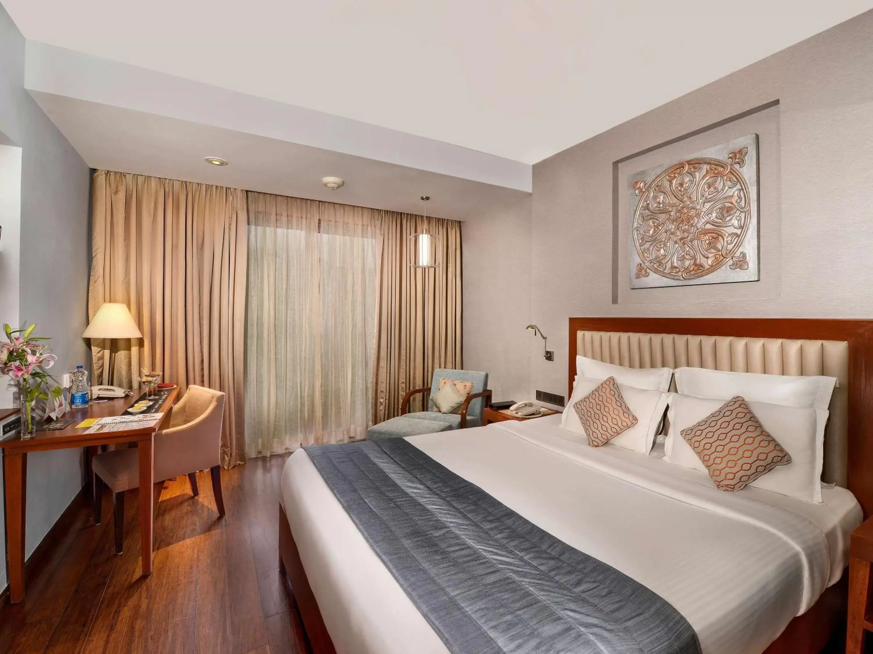 Photo of the whole room, Bed in Novotel Goa Resort & Spa