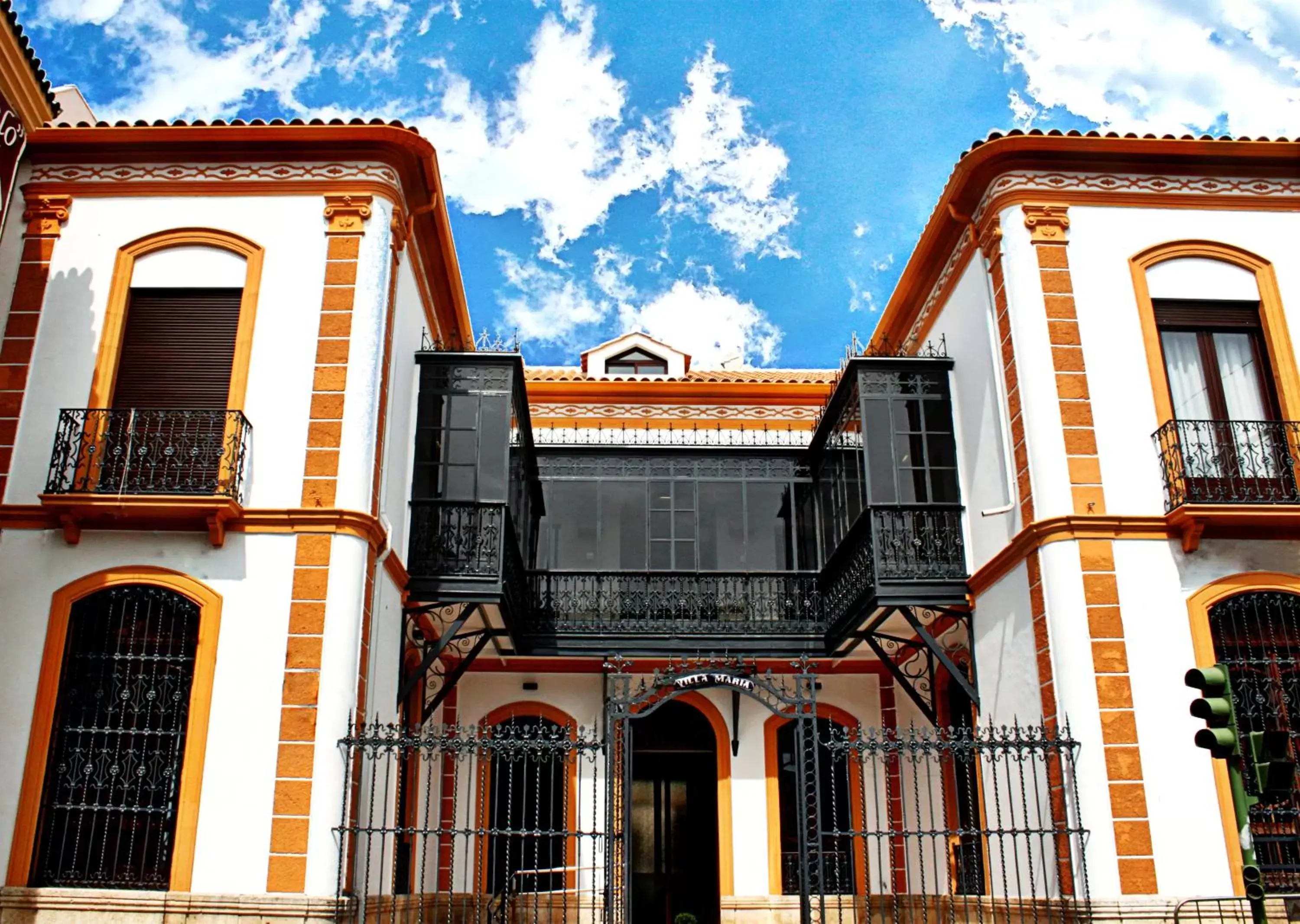 Facade/entrance in Hotel Villa Maria