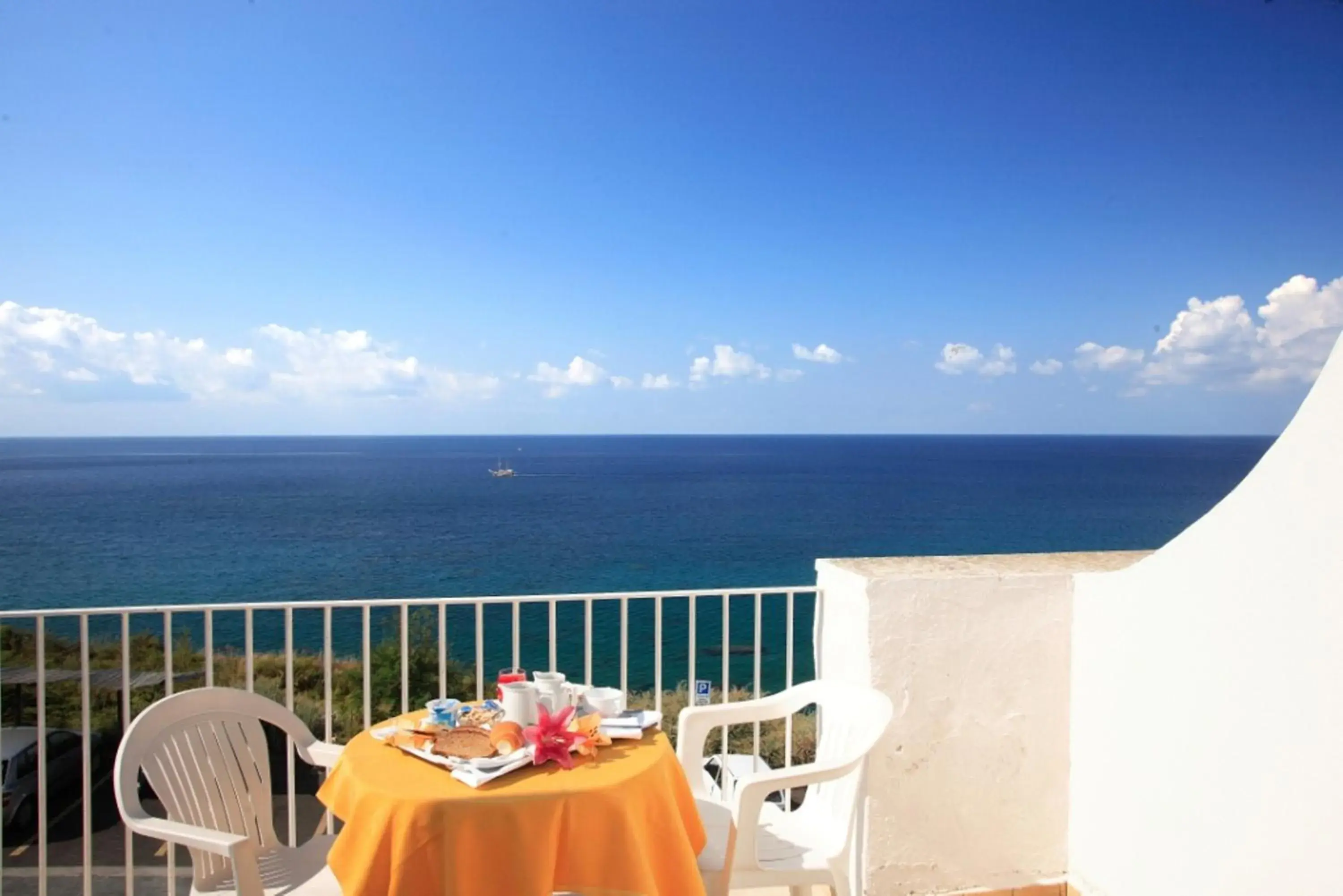 Balcony/Terrace, Sea View in Hotel Albatros