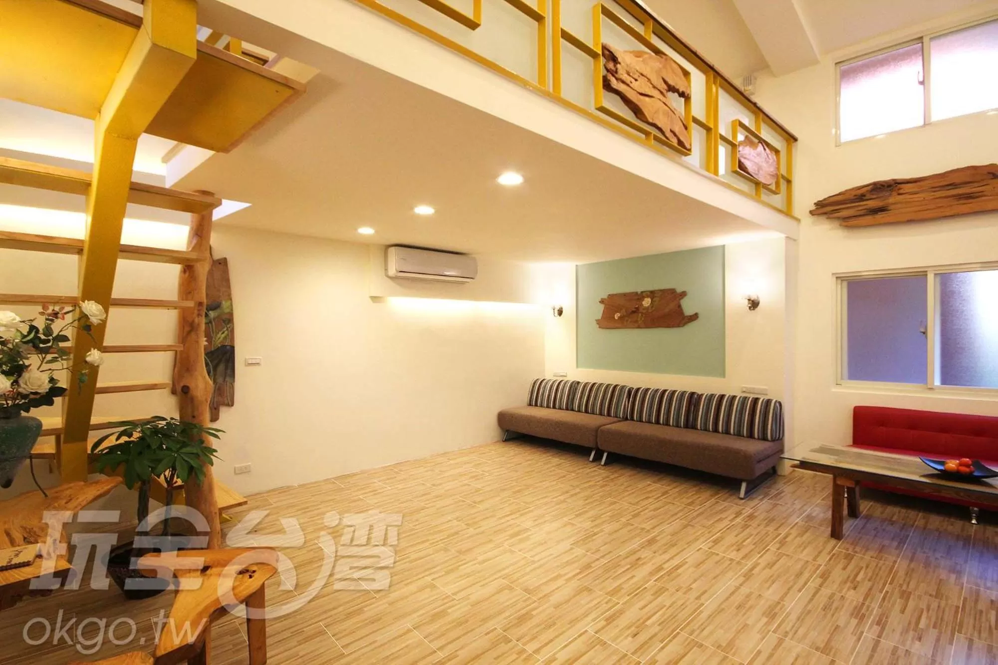 Living room in Chien Ching B&B