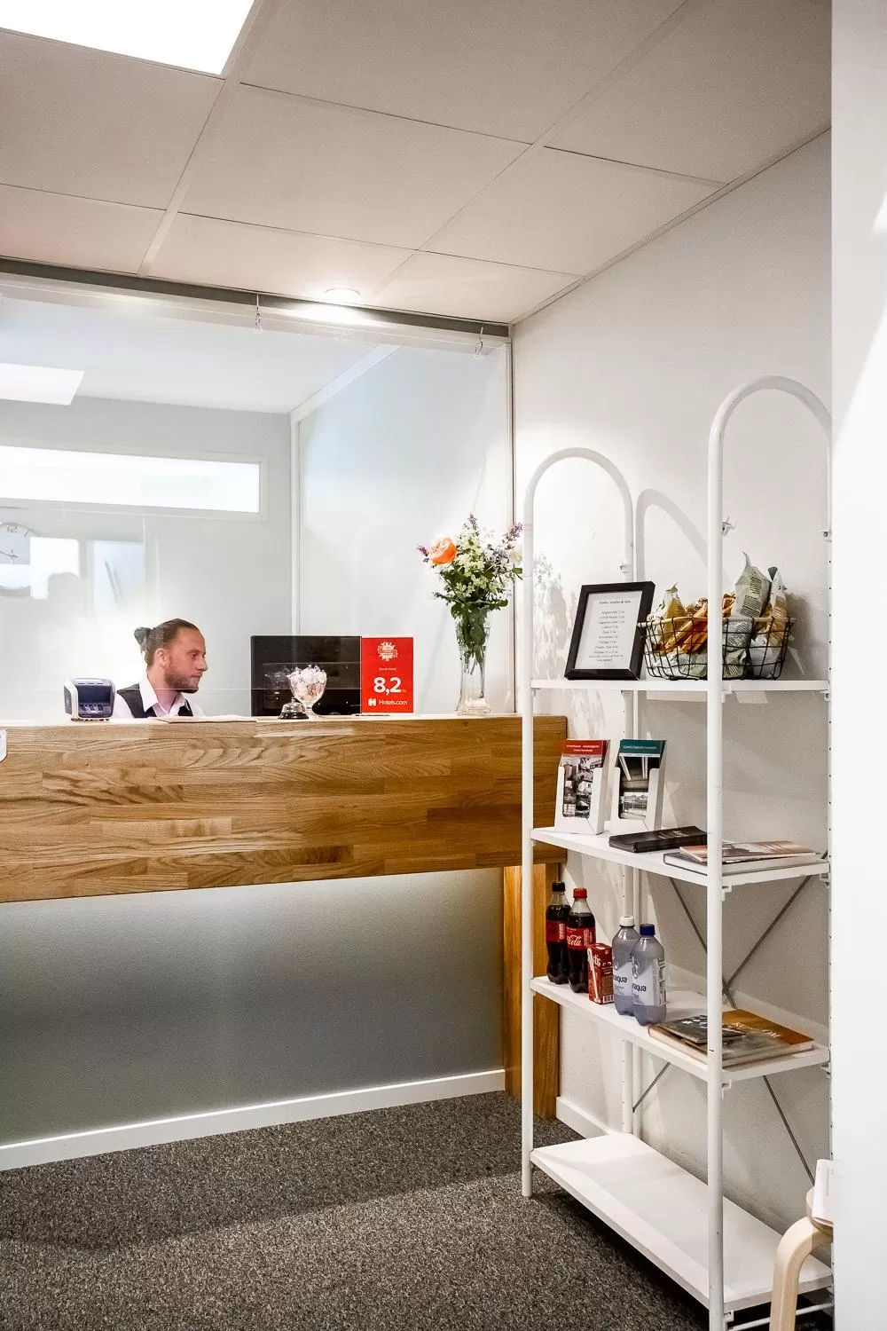 Lobby or reception in Duvan Hotell & Konferens