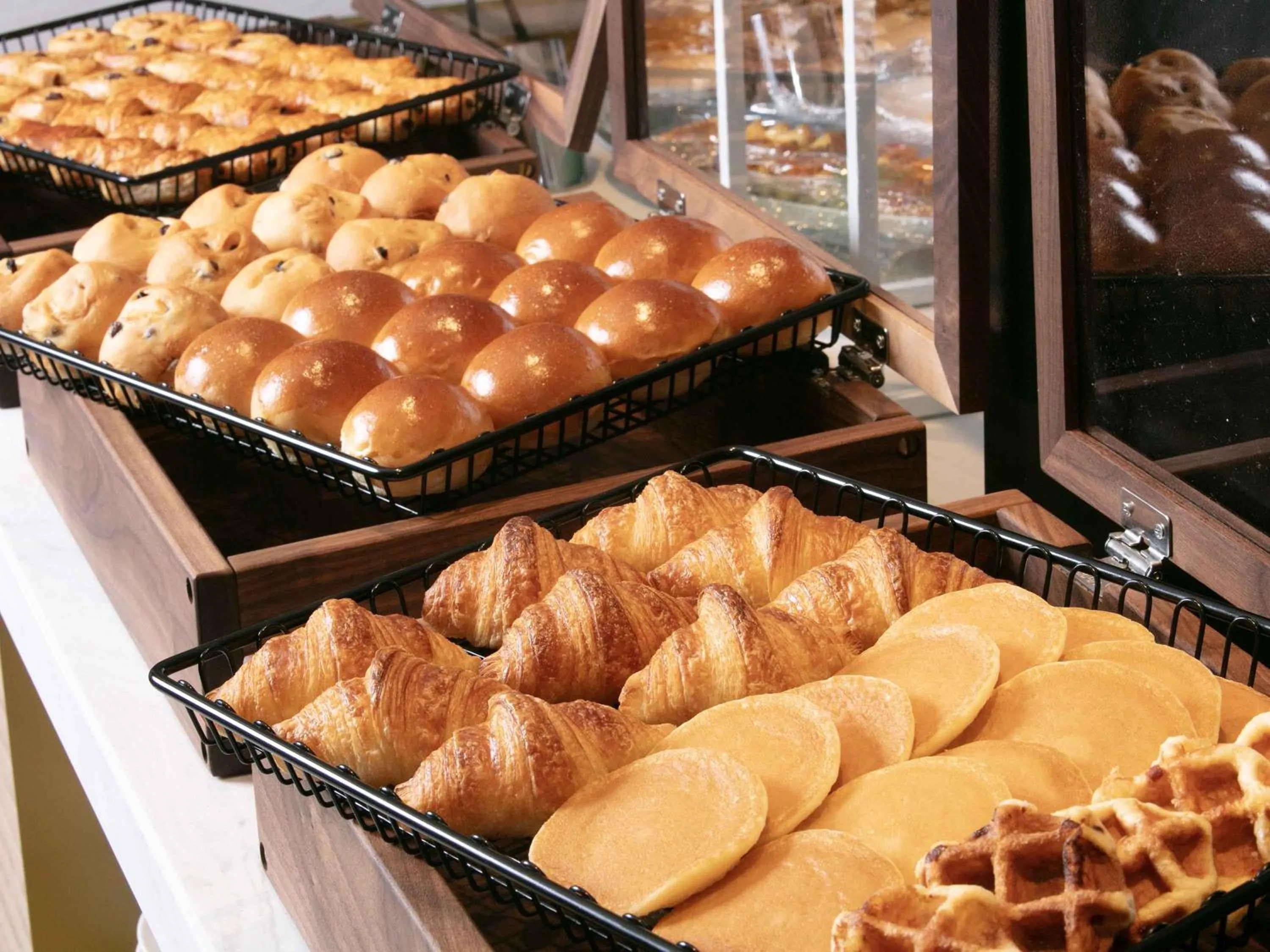 Buffet breakfast in Nagoya Kanko Hotel