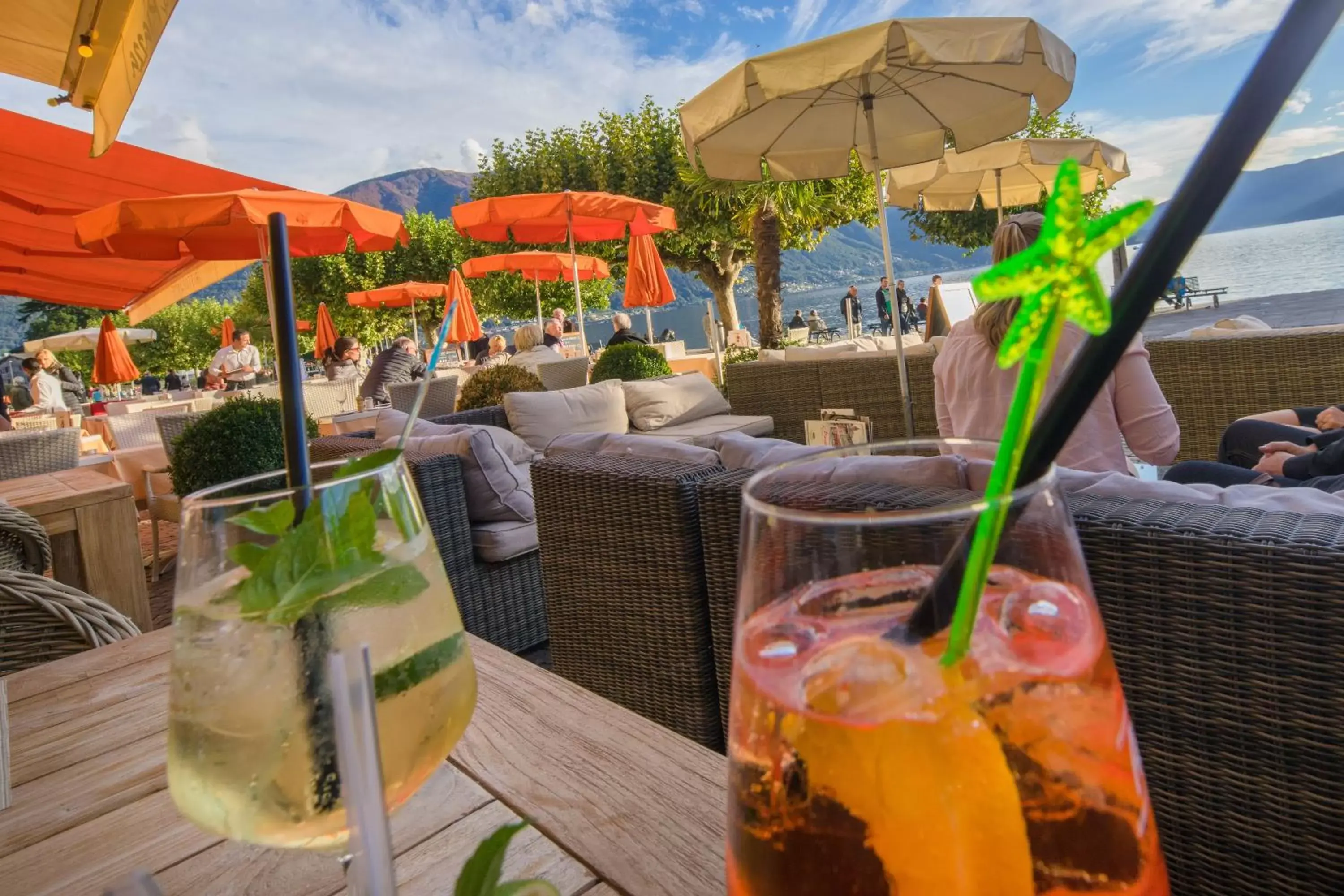 Drinks in Piazza Ascona Hotel & Restaurants
