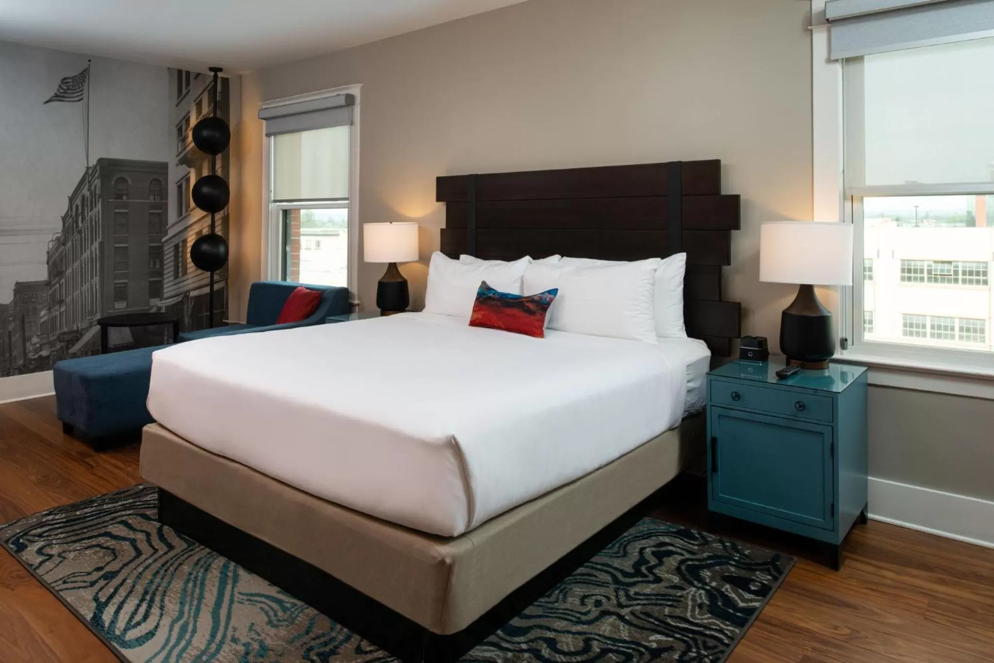 Bed in Hotel Indigo Spokane Downtown by IHG