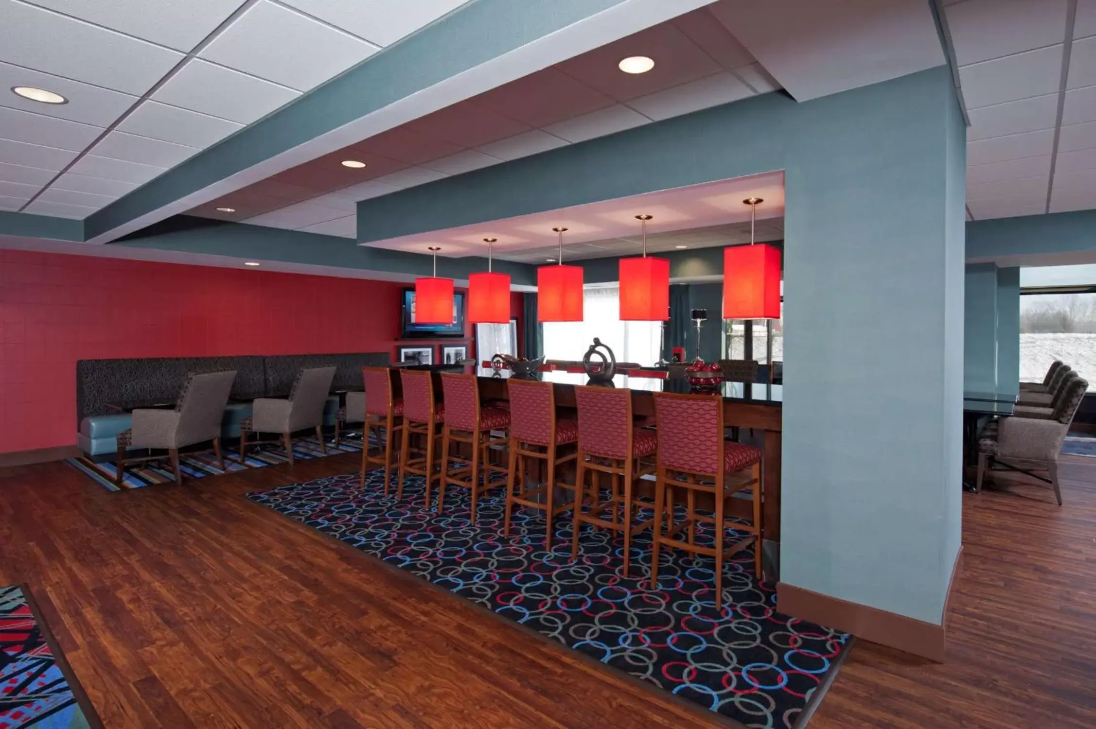 Lobby or reception in Hampton Inn Grand Rapids-South