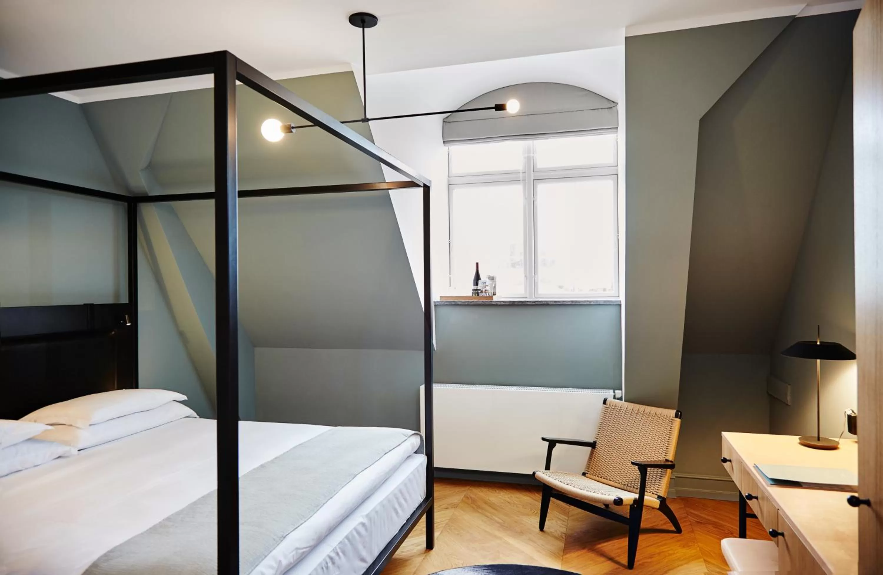 Bed in Nobis Hotel Copenhagen, a Member of Design Hotels