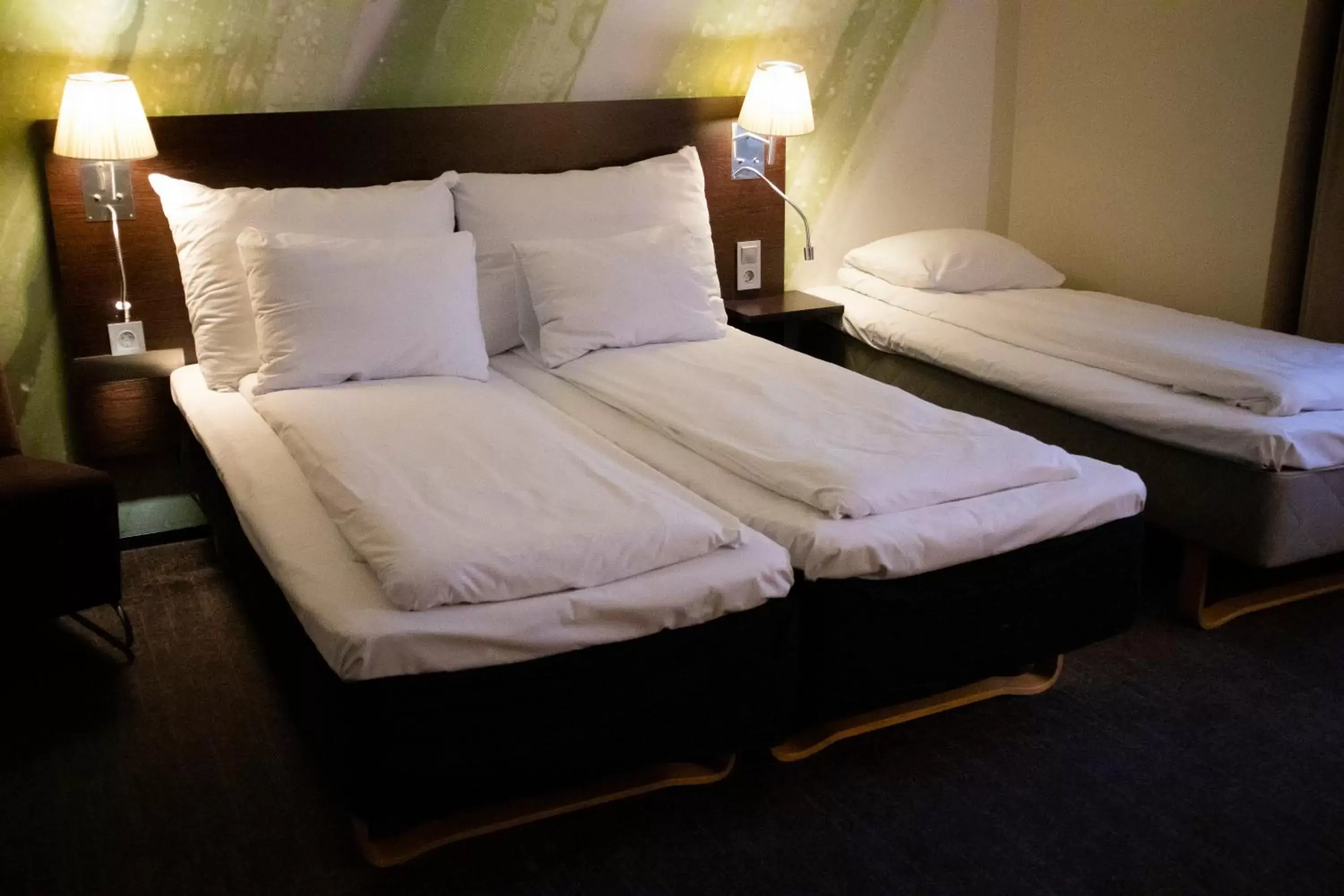 Decorative detail, Bed in Comfort Hotel Trondheim