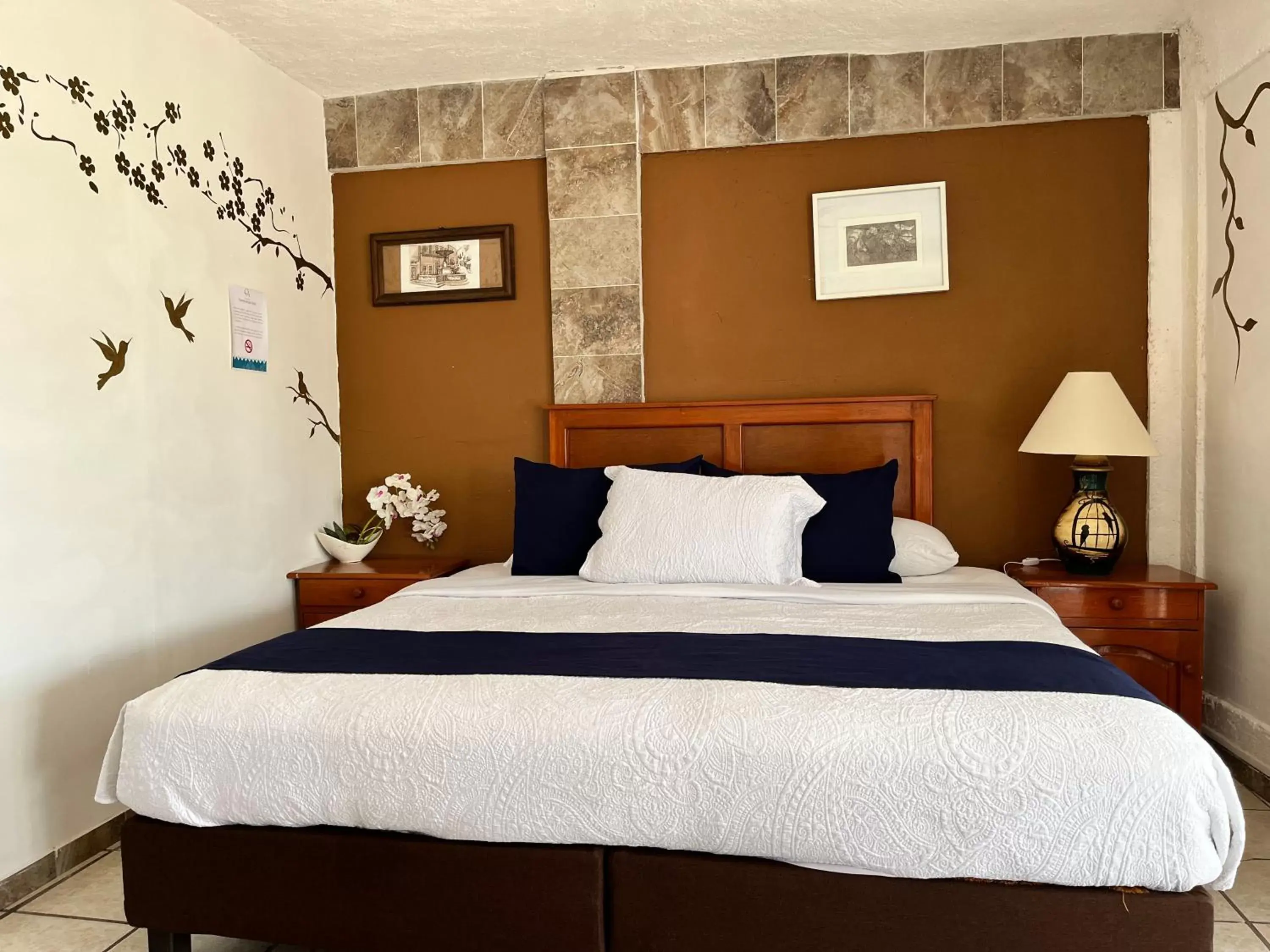 Bed in HOTEL CASONA DE LAS AVES